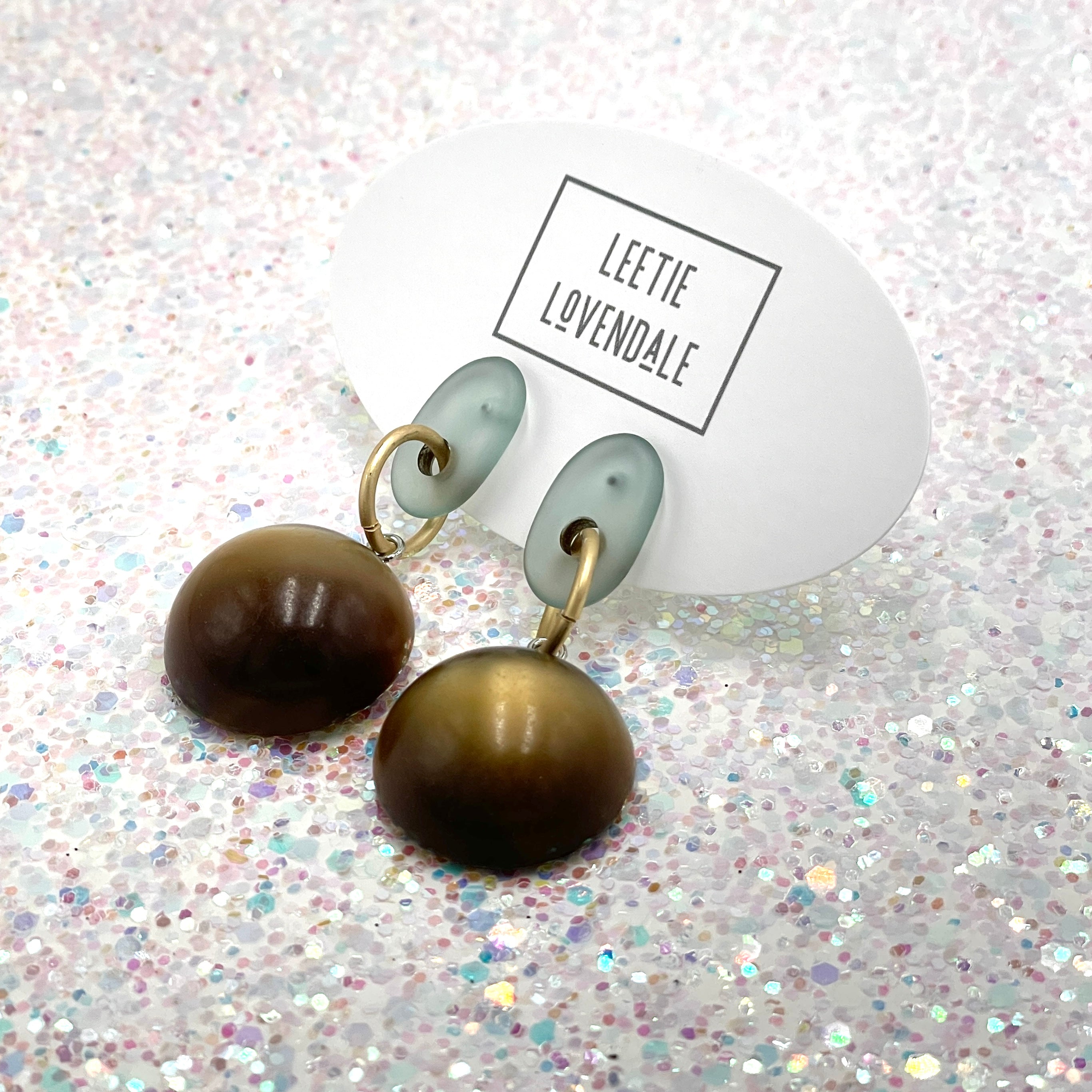 Vintage Lucite Earrings