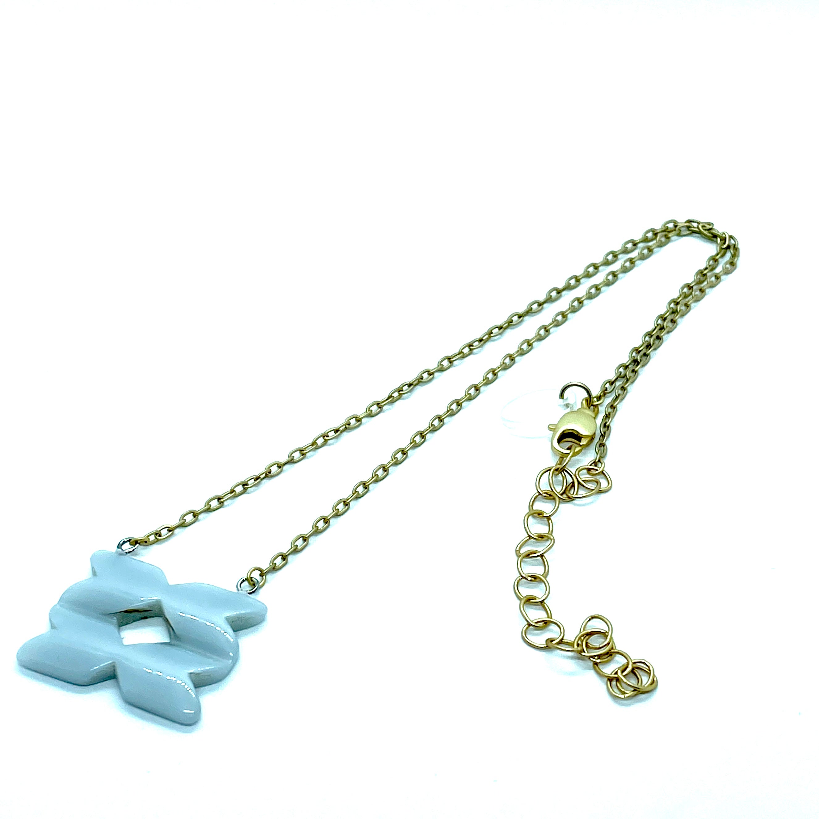 Lucite Pendant Necklace