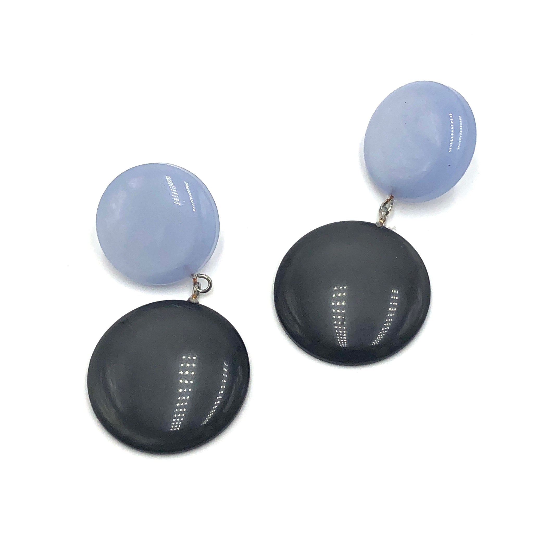 ice blue moonglow earrings