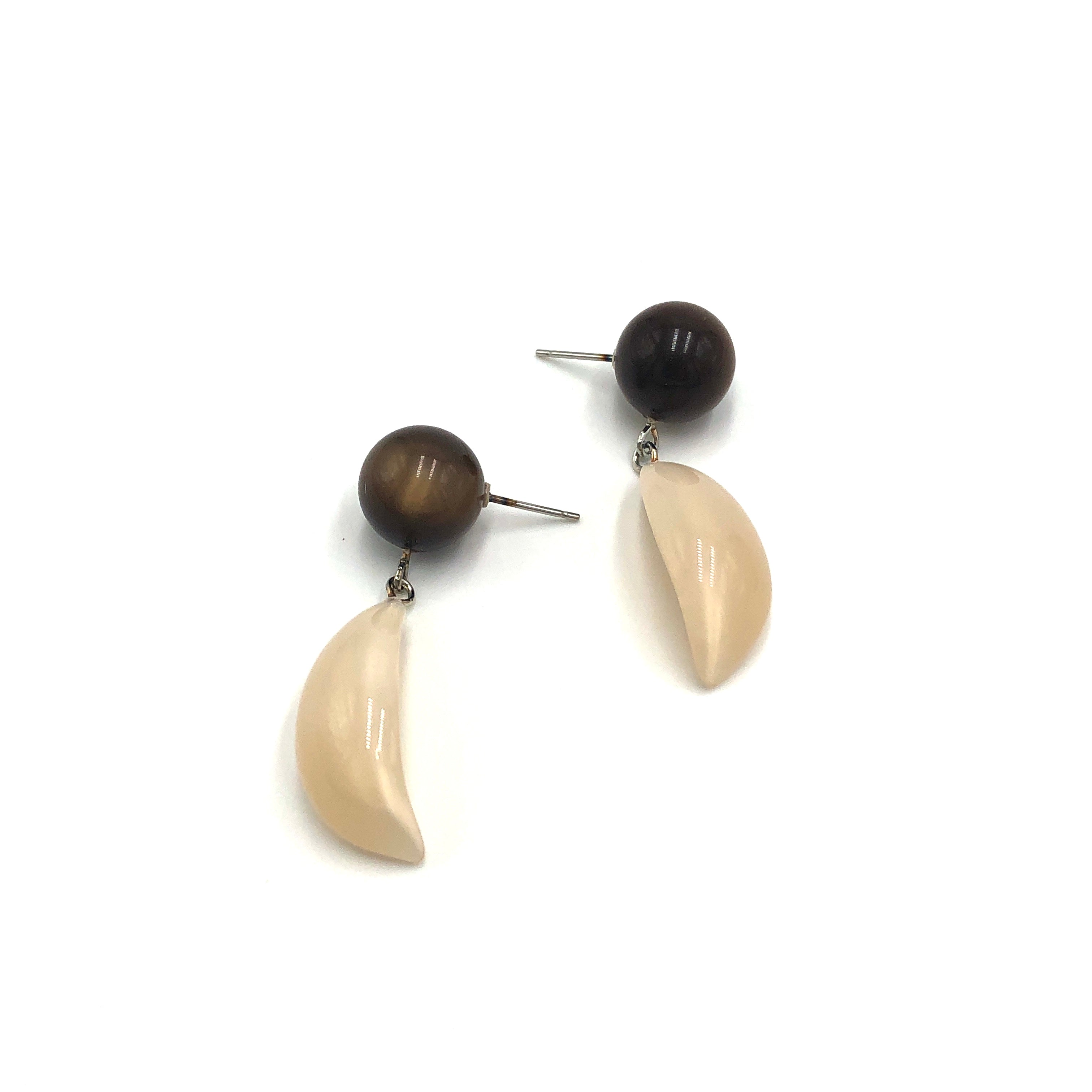 retro moonglow earrings