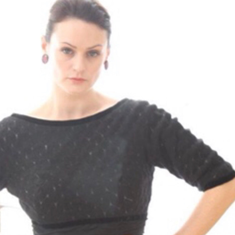 marbled disc stud earrings