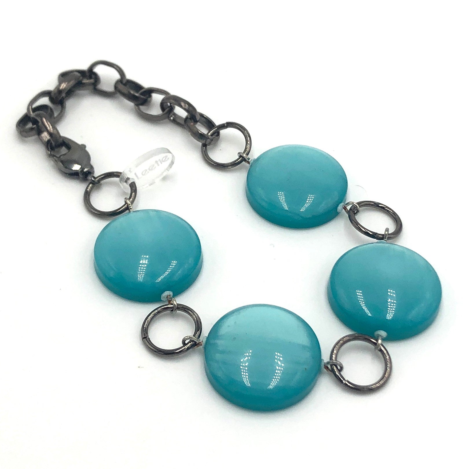 teal stations bracelet