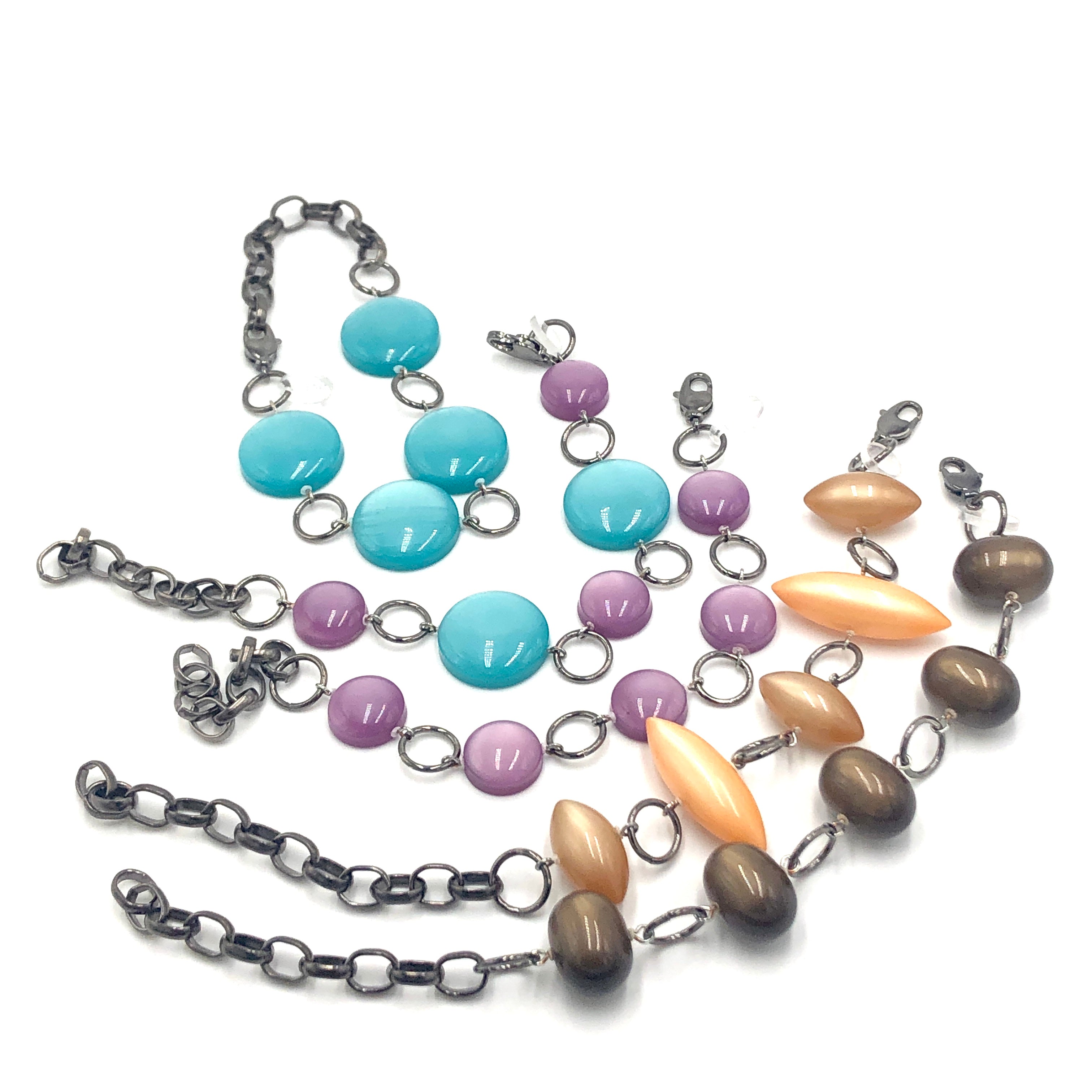 lucite moonglow bracelets