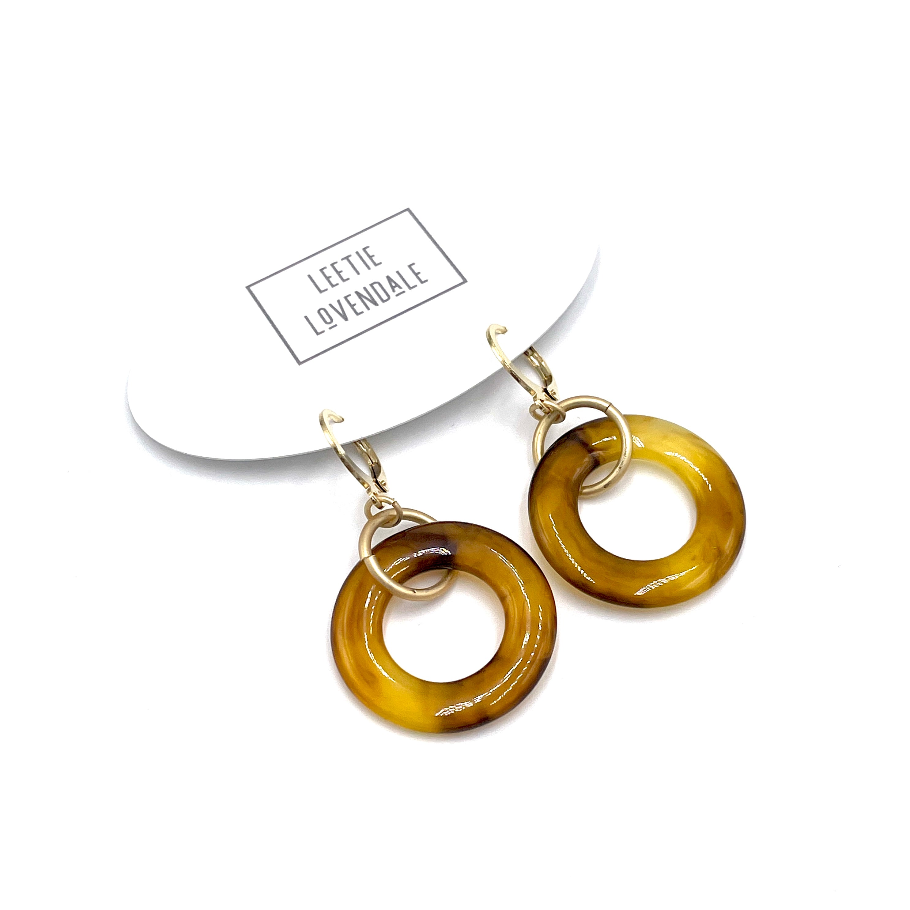 Lucite Drop Earrings