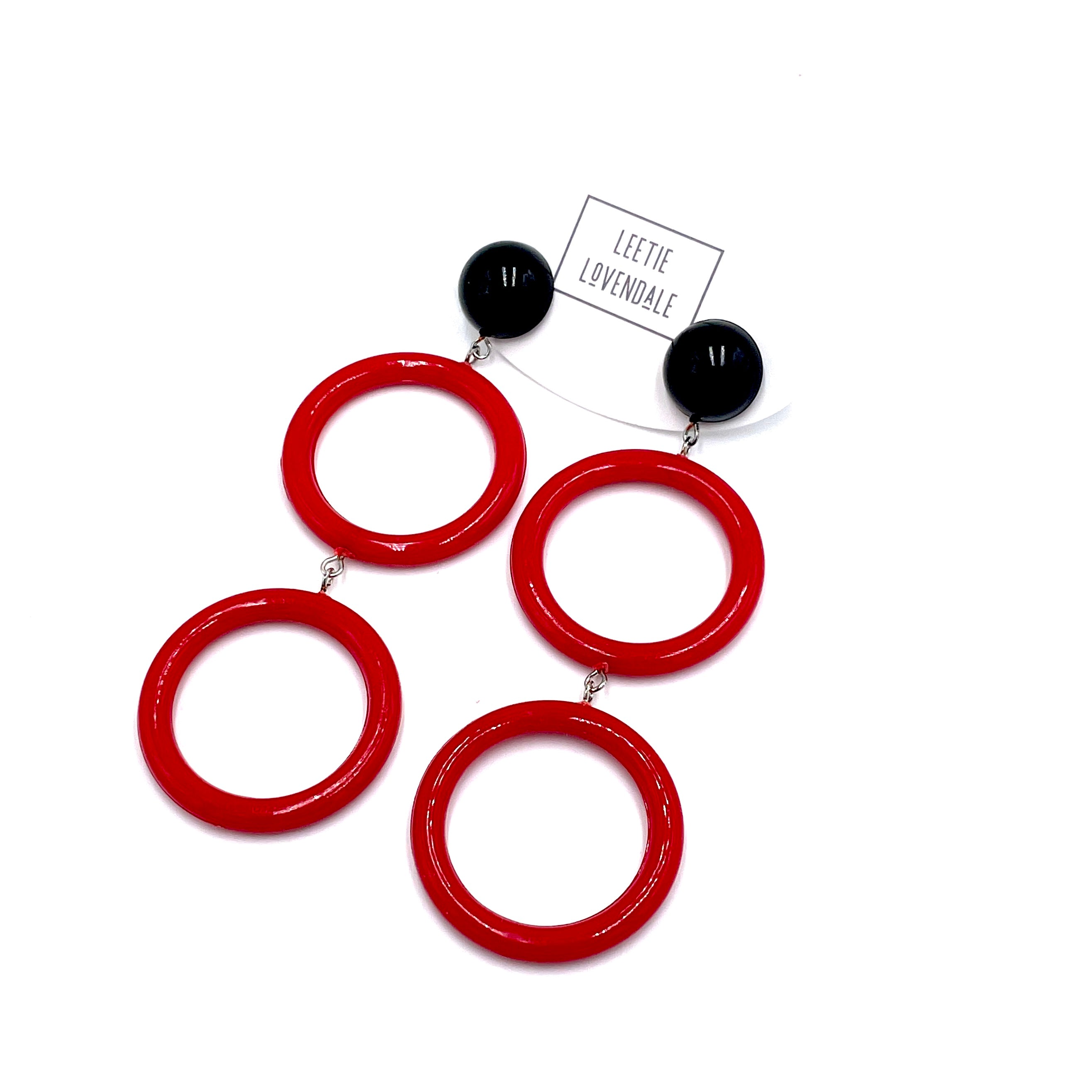 Vintage Lucite Earrings