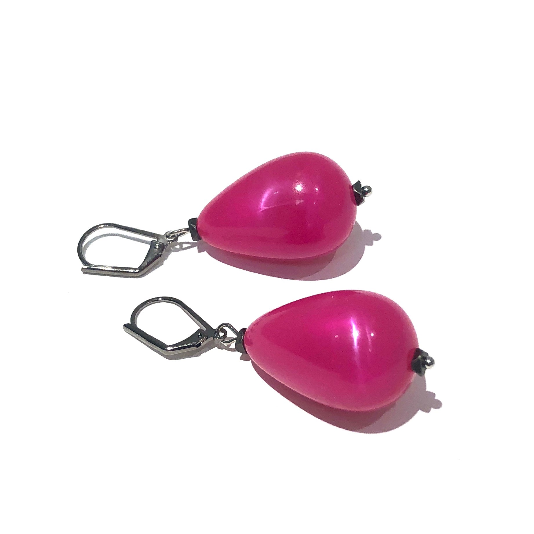 hot pink earrings