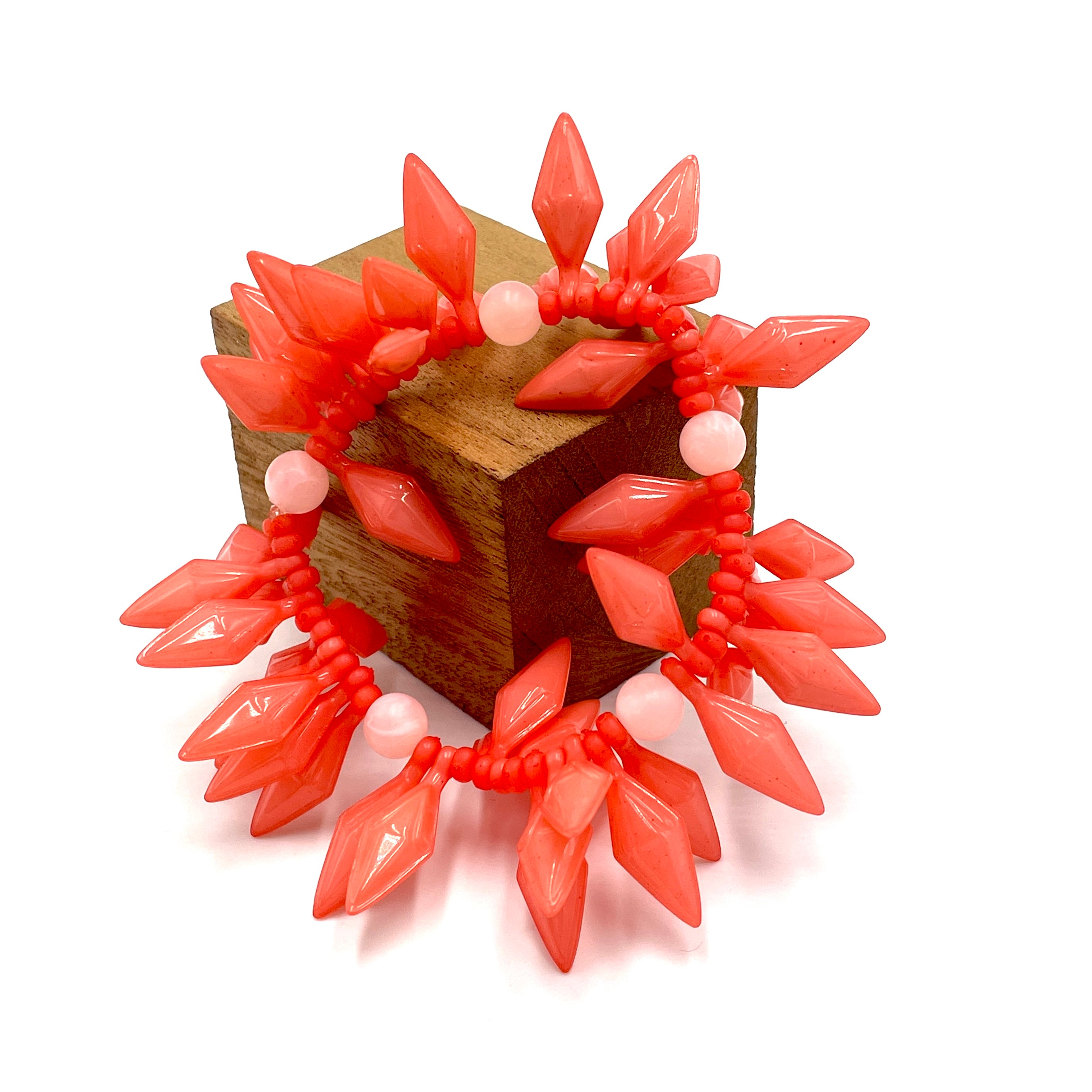 Coral Cha Cha Bracelet