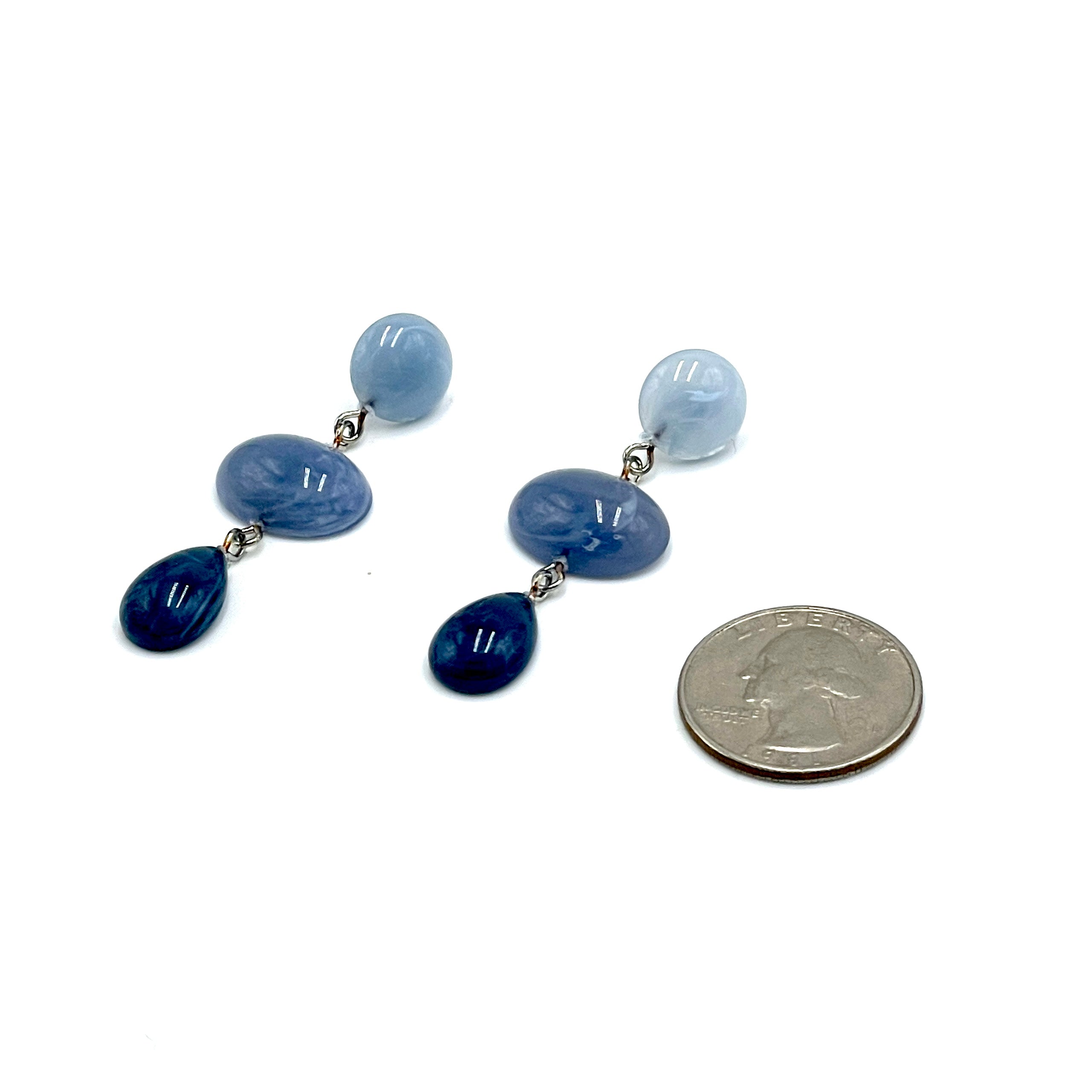 Lucite Trinket Earrings