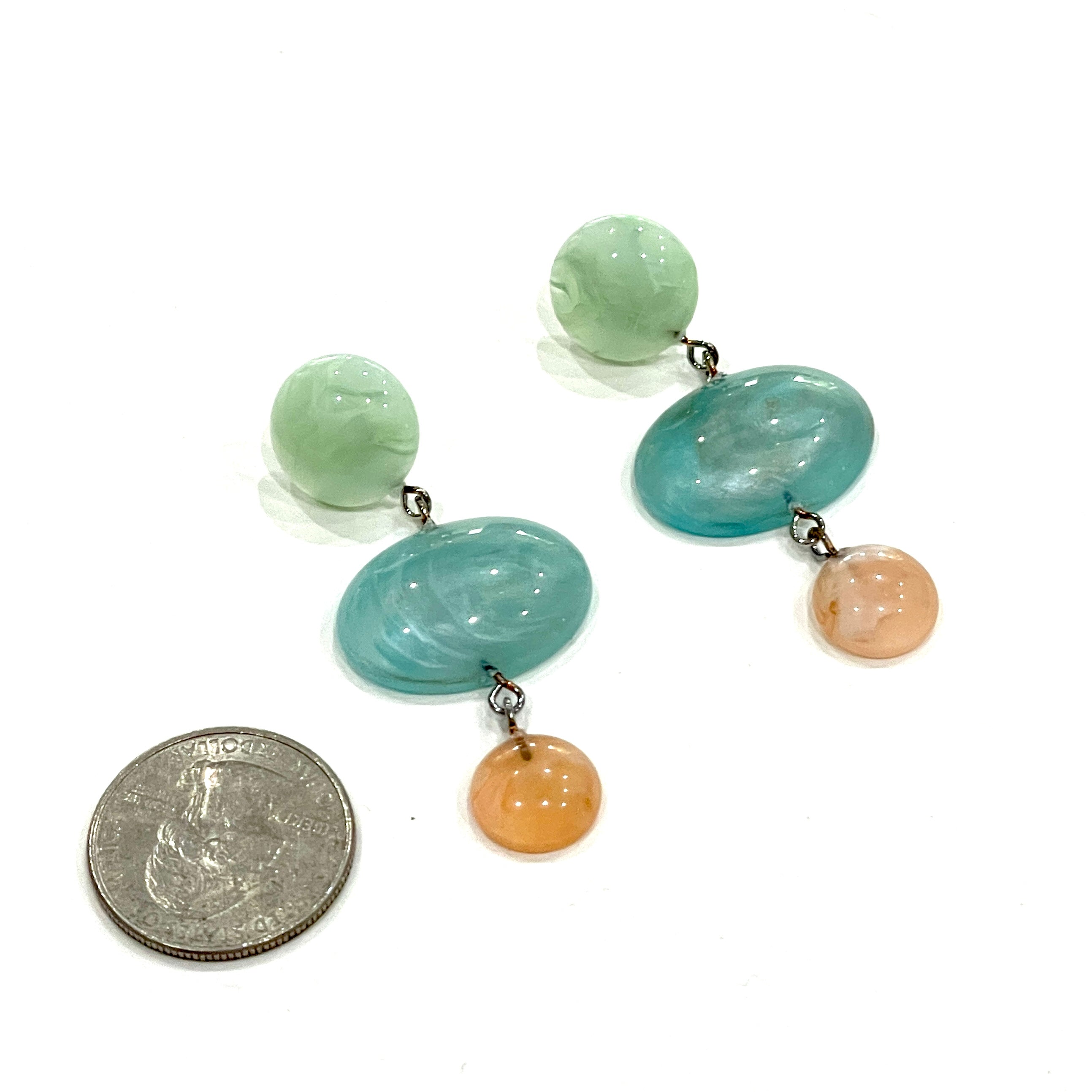 Vintage Lucite Earrings