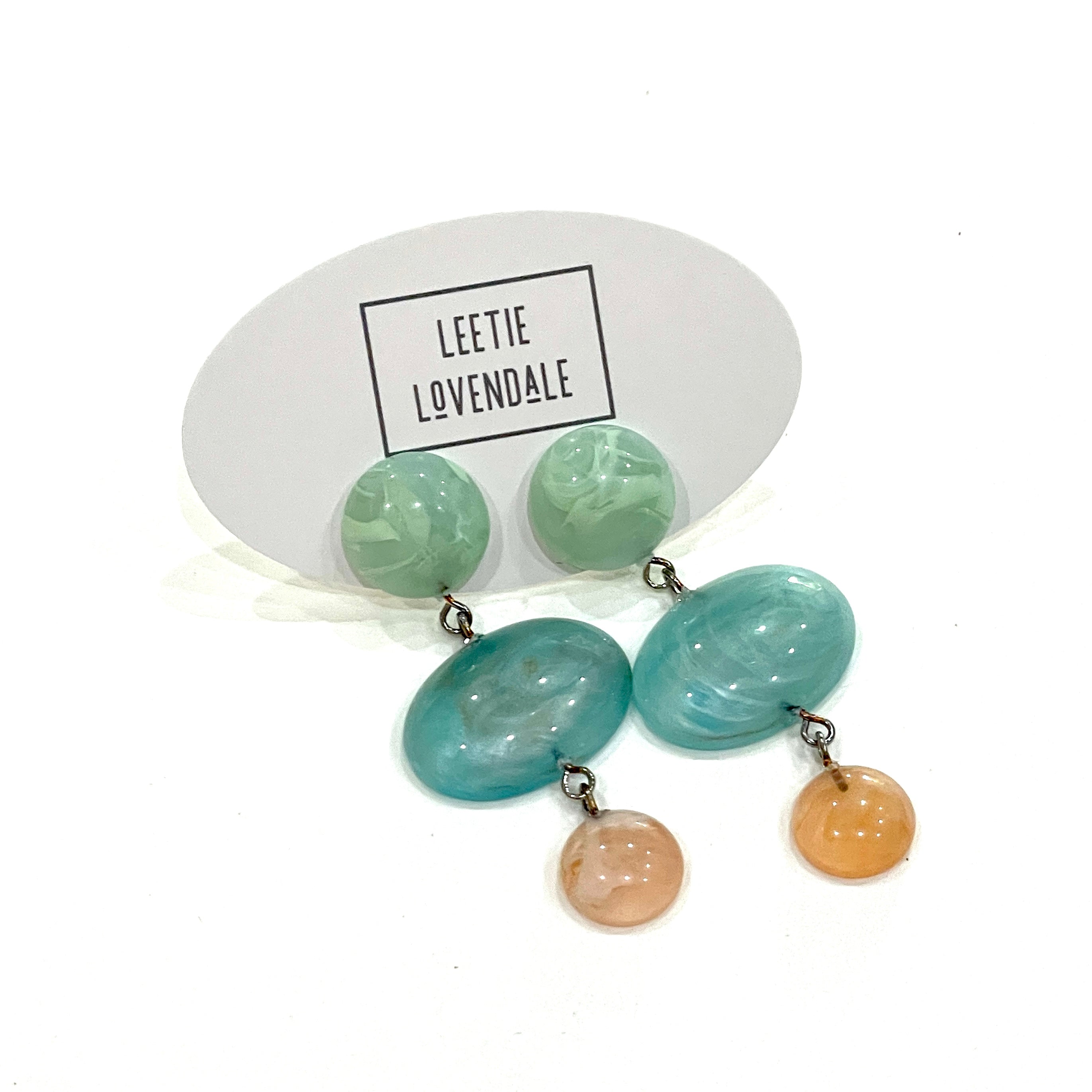 Vintage Lucite Earrings