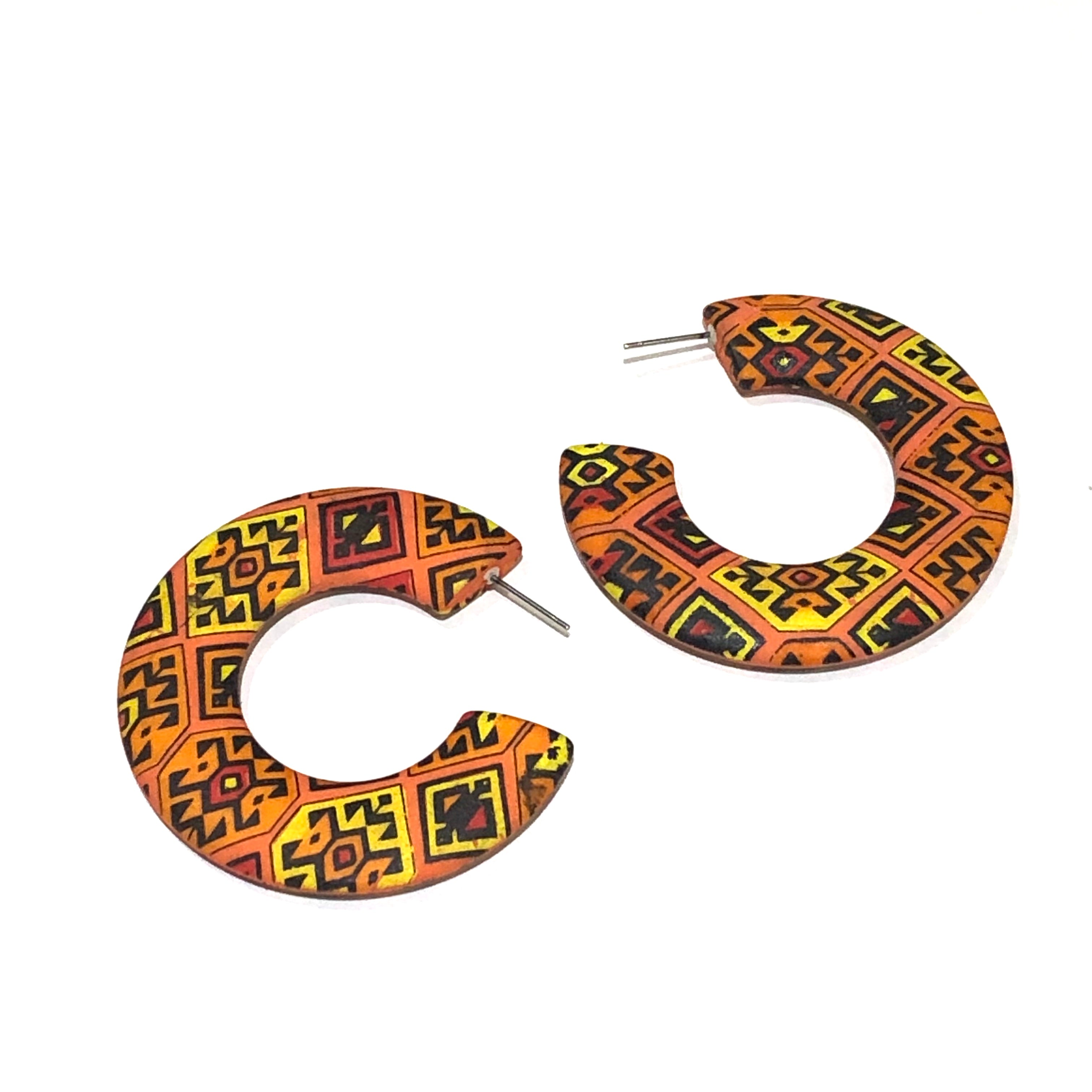 vintage african hoops