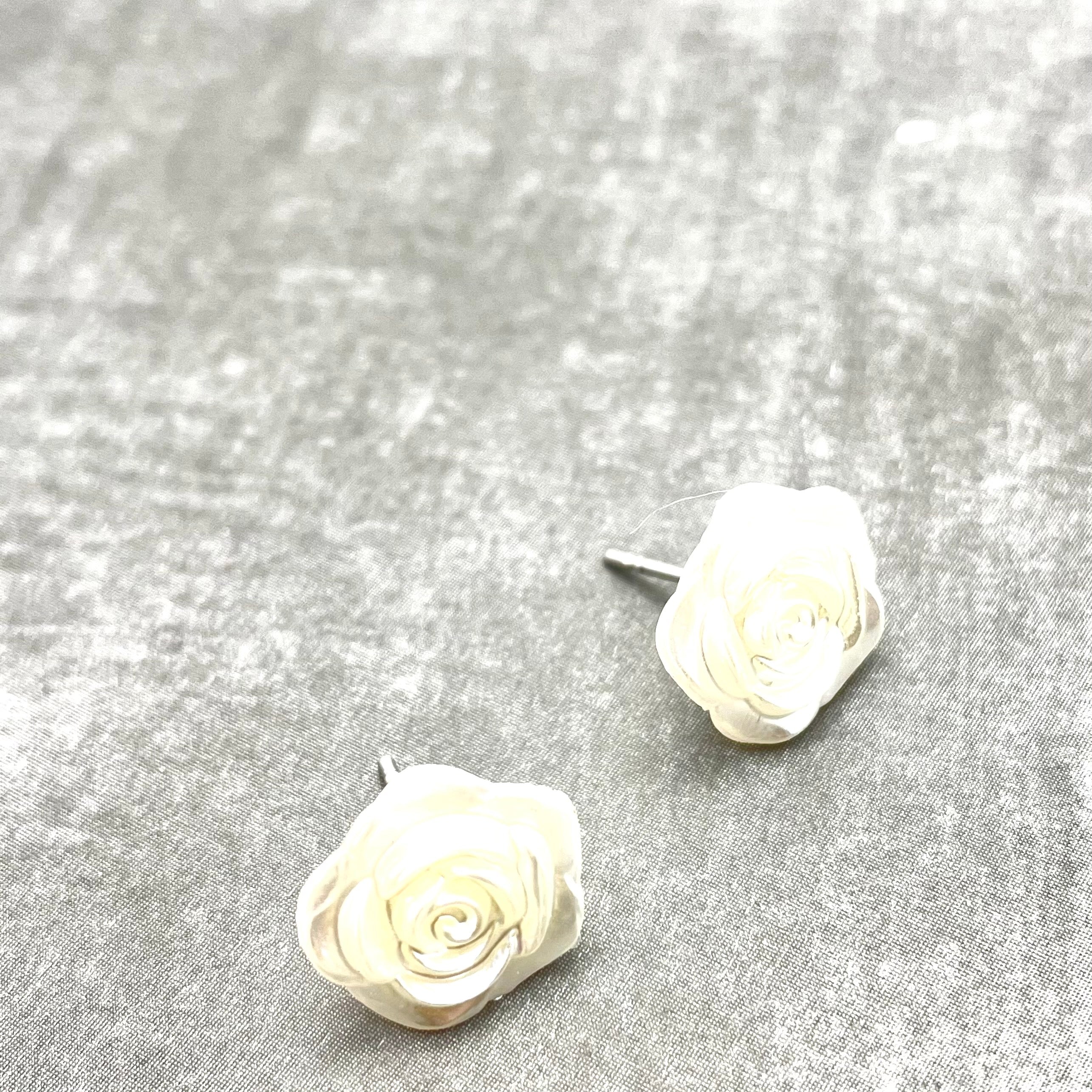 rose earrings