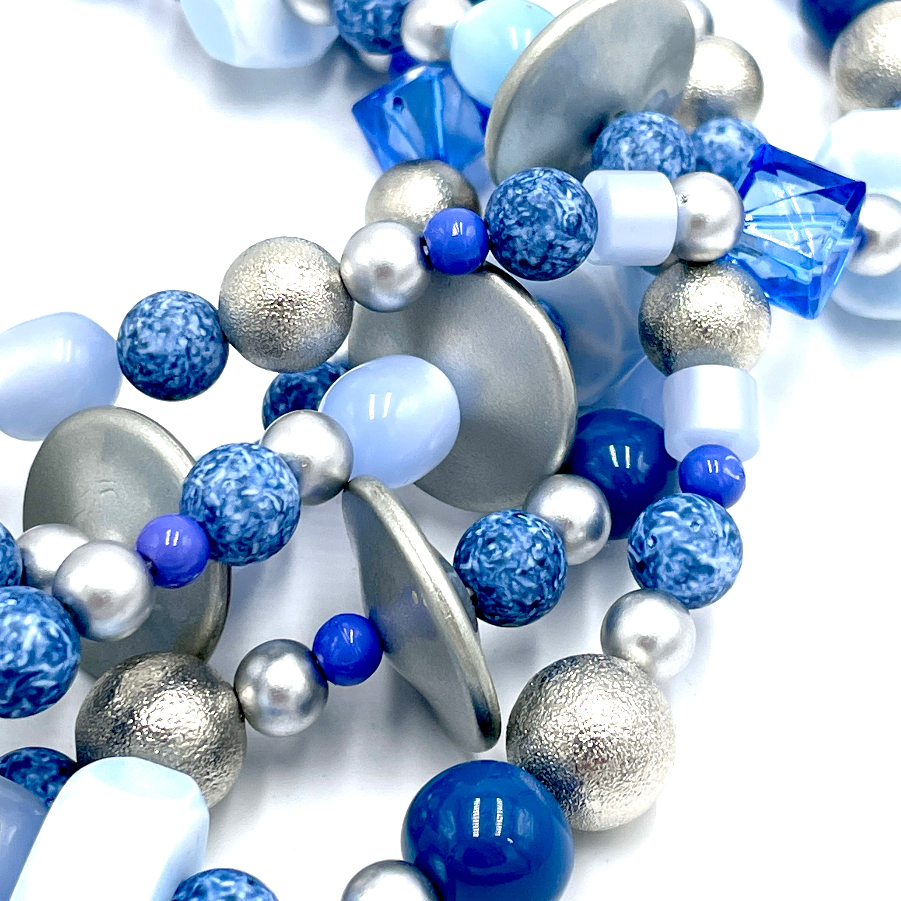 Light Denim Mixed Sylvie Necklace