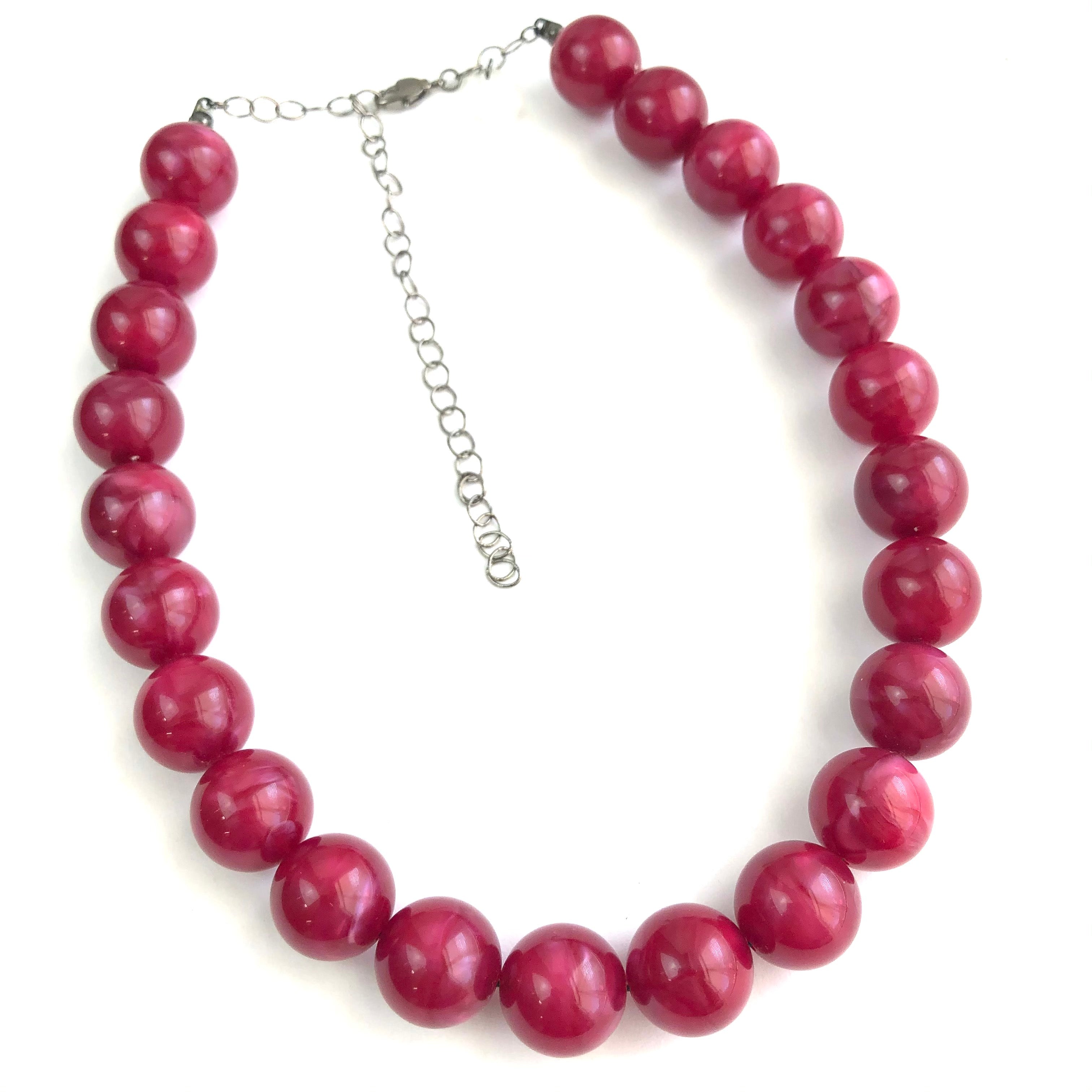 garnet necklace beaded
