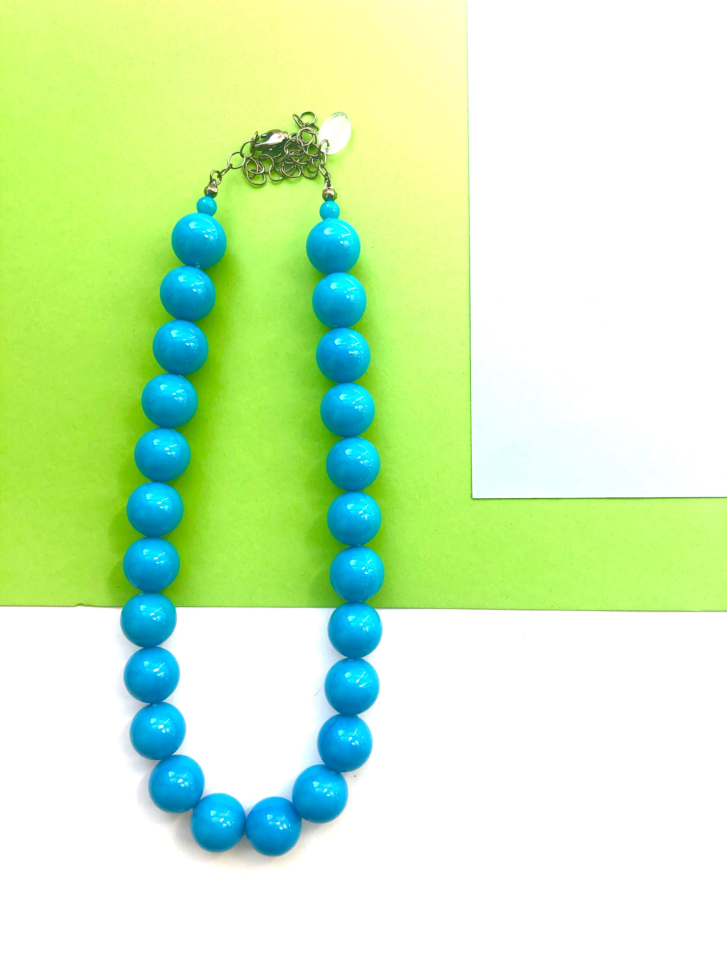 turquoise beaded necklace