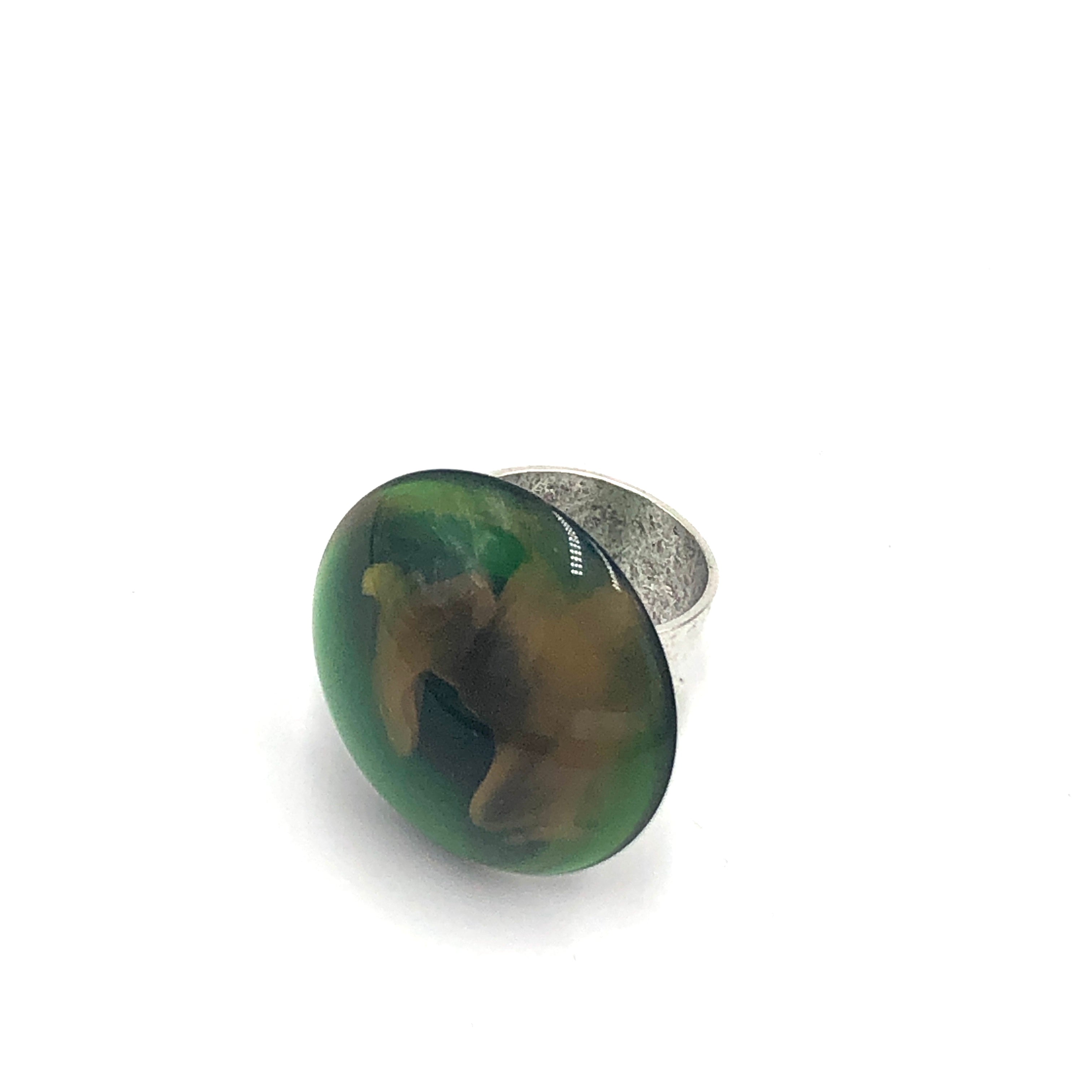 green gold ring
