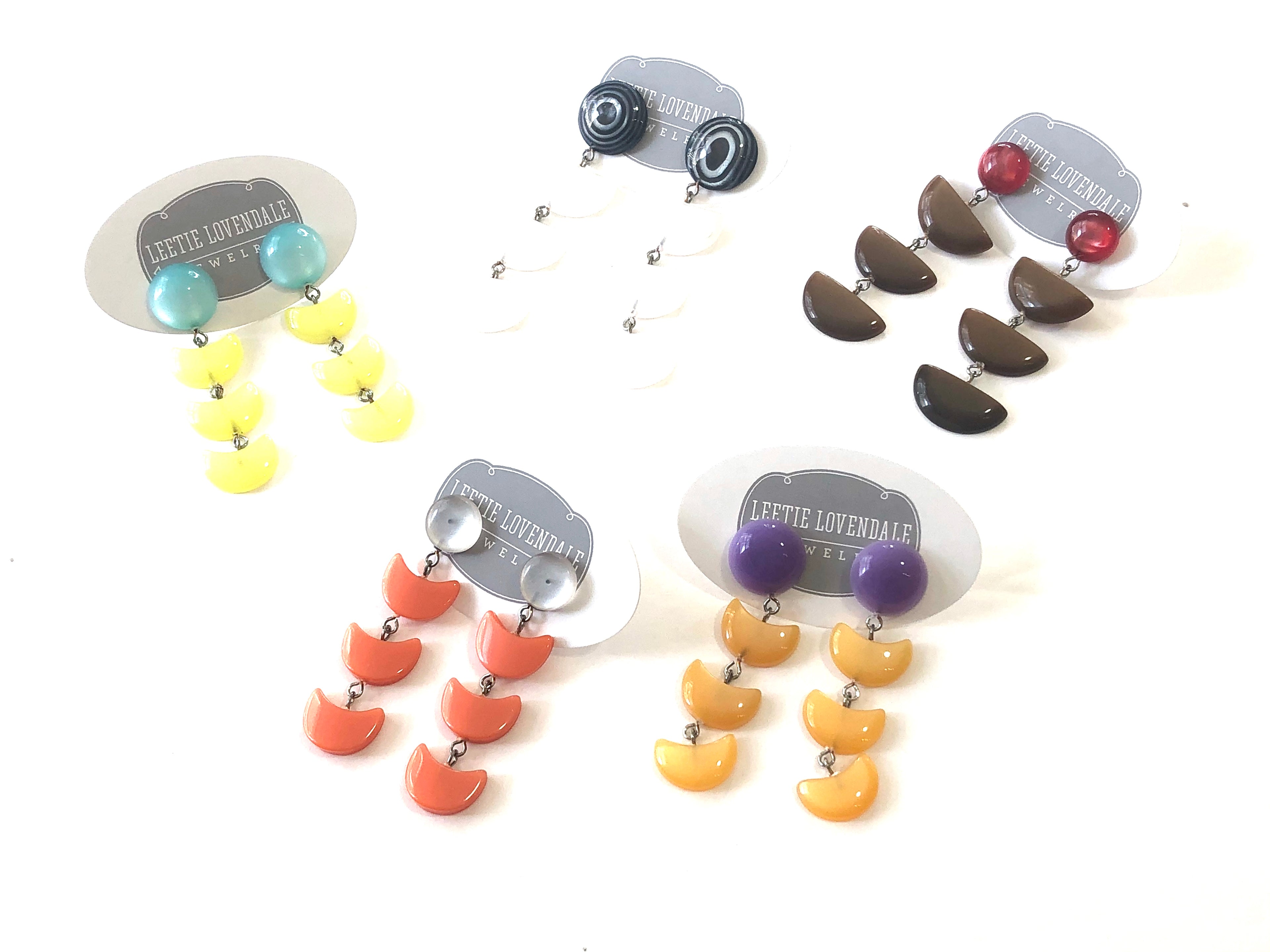 leetie lucite earrings