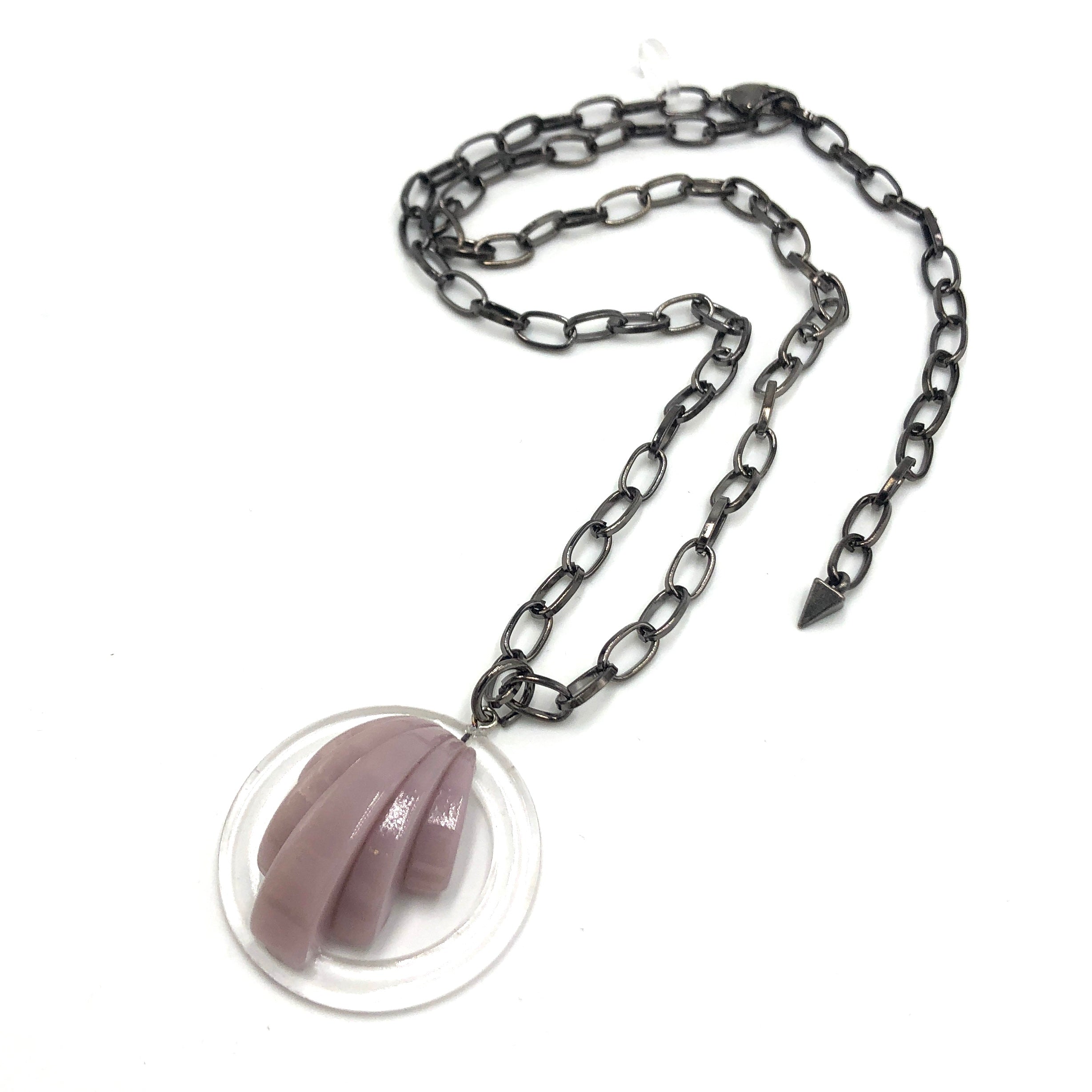 carved pendant necklace leetie