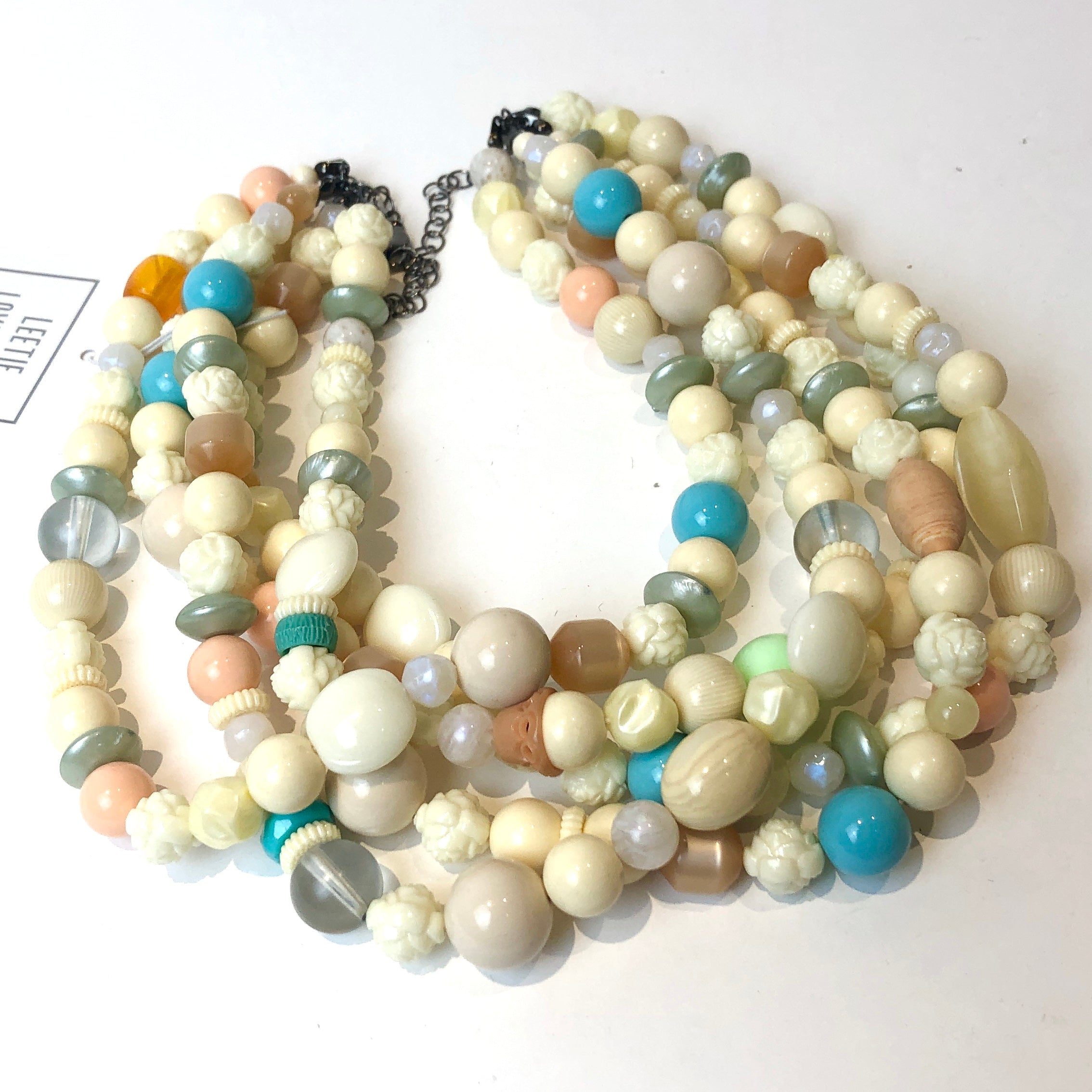 creamy white sylvie necklace