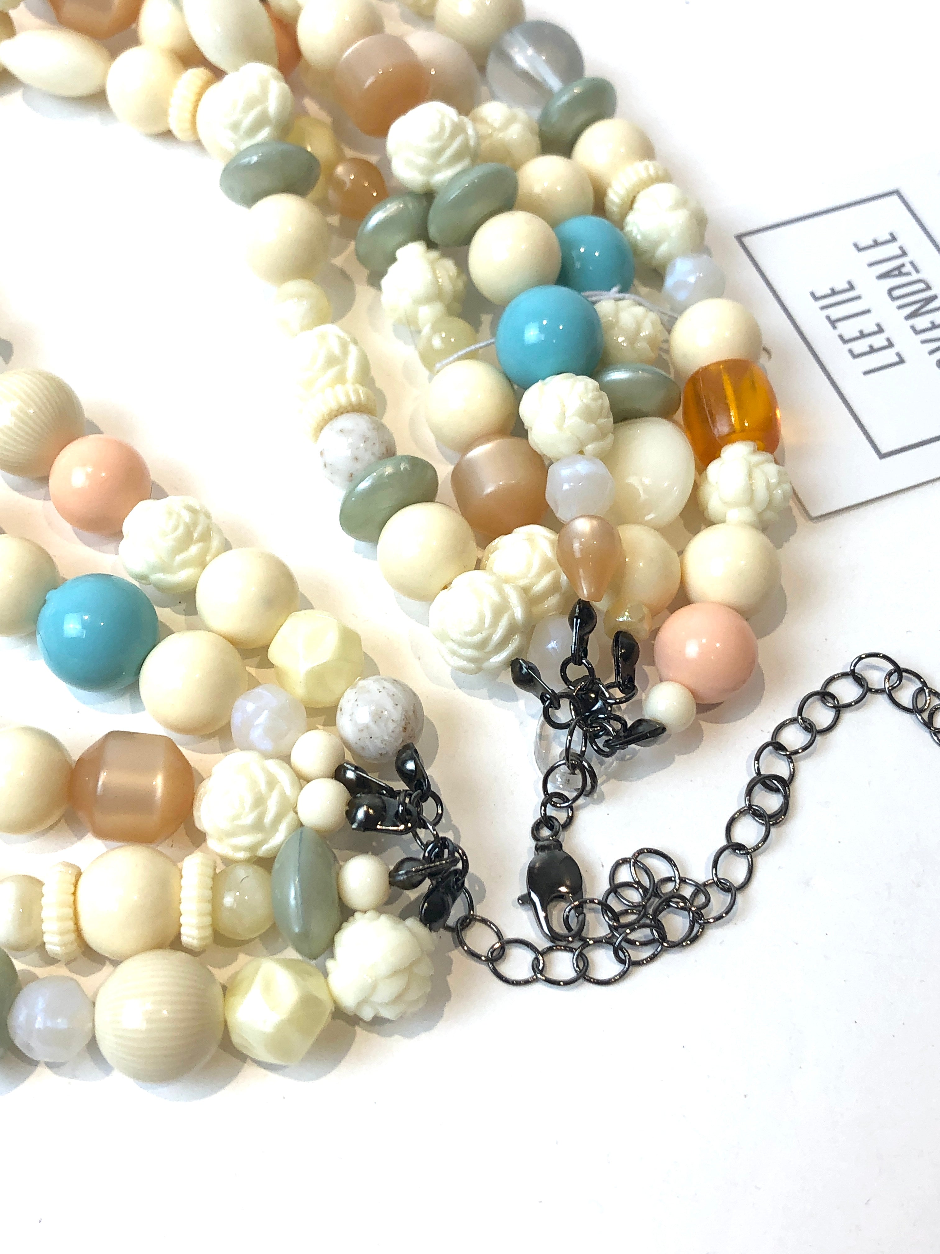 ivory beaded necklace