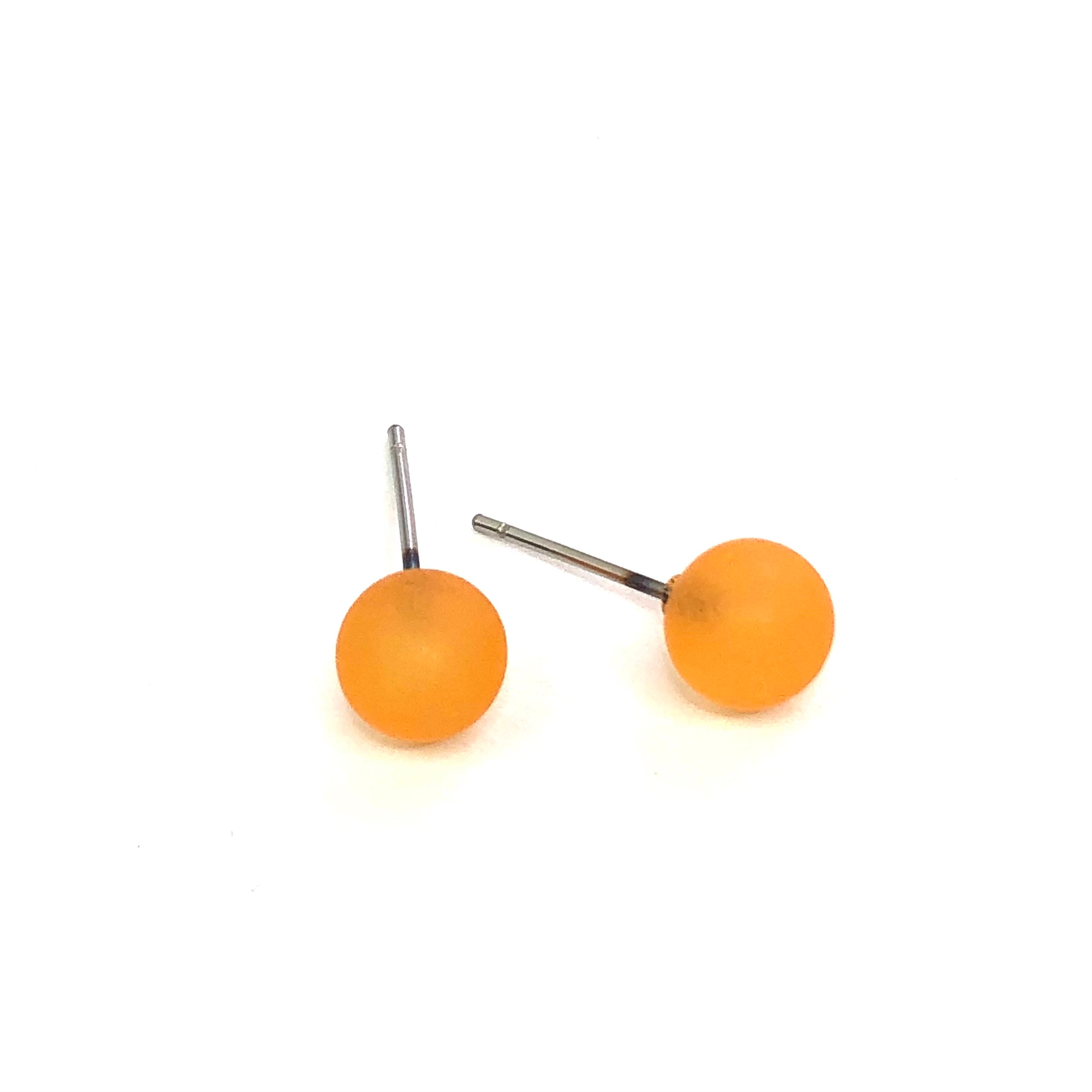 light orange earrings