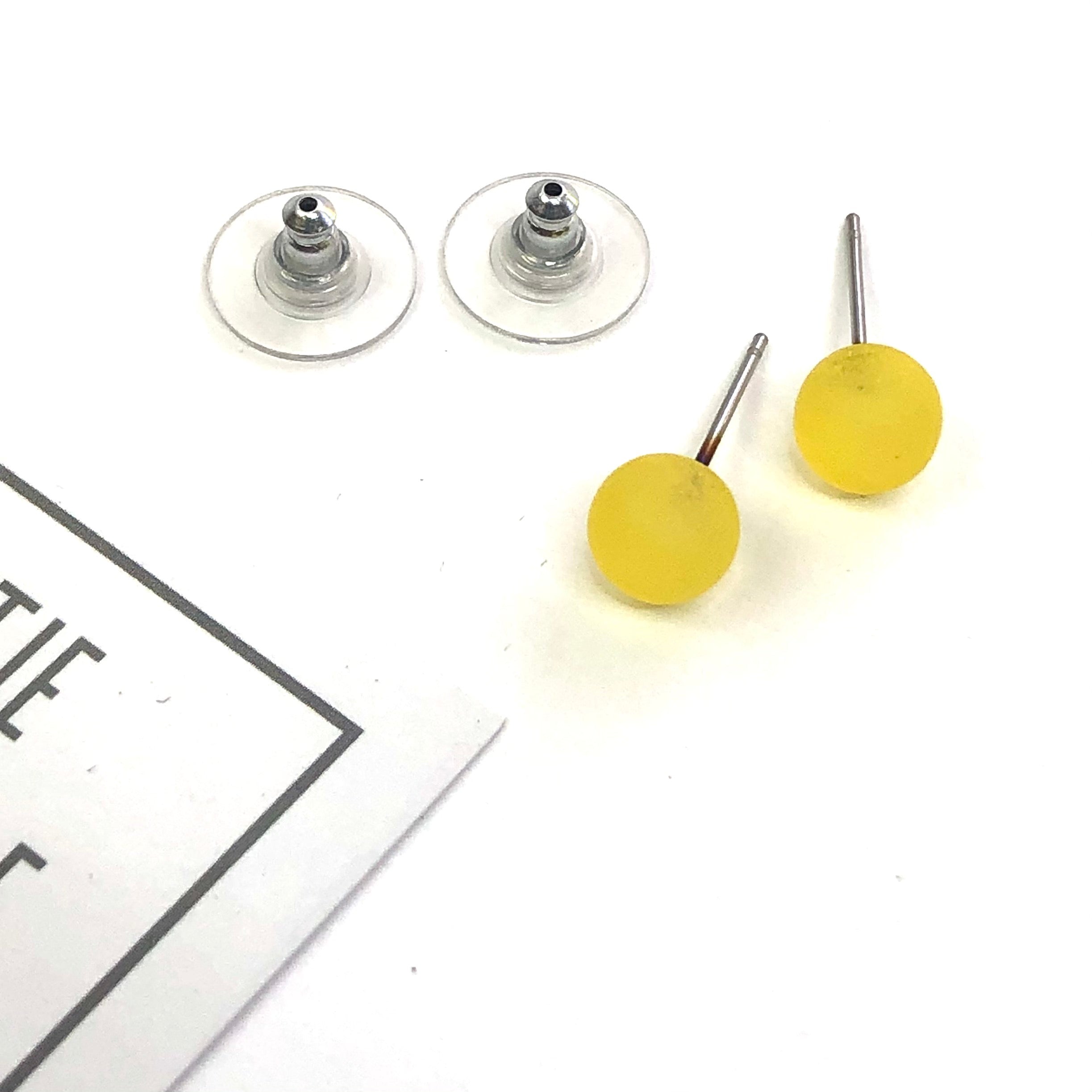 yellow acrylic studs