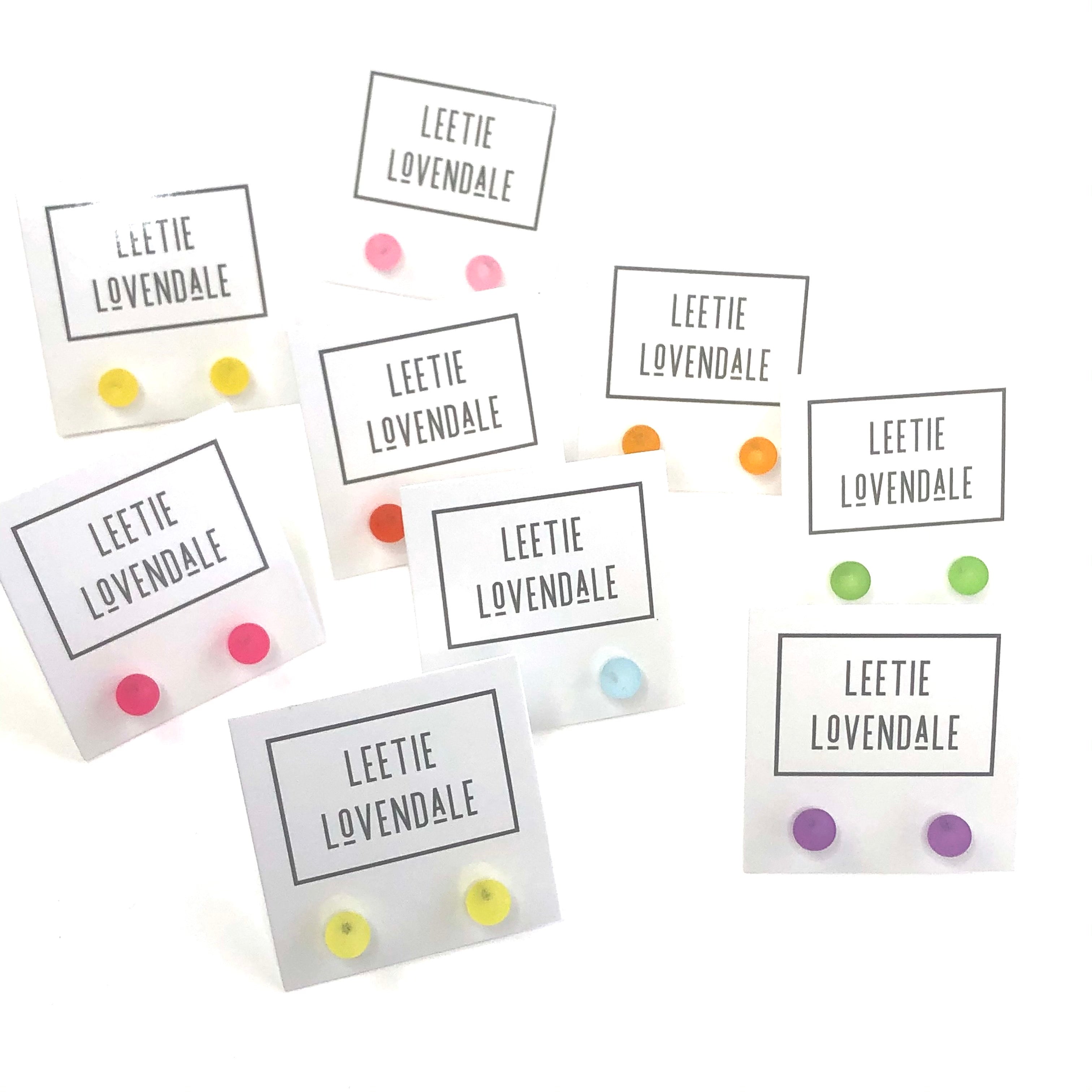 frosted acrylic studs