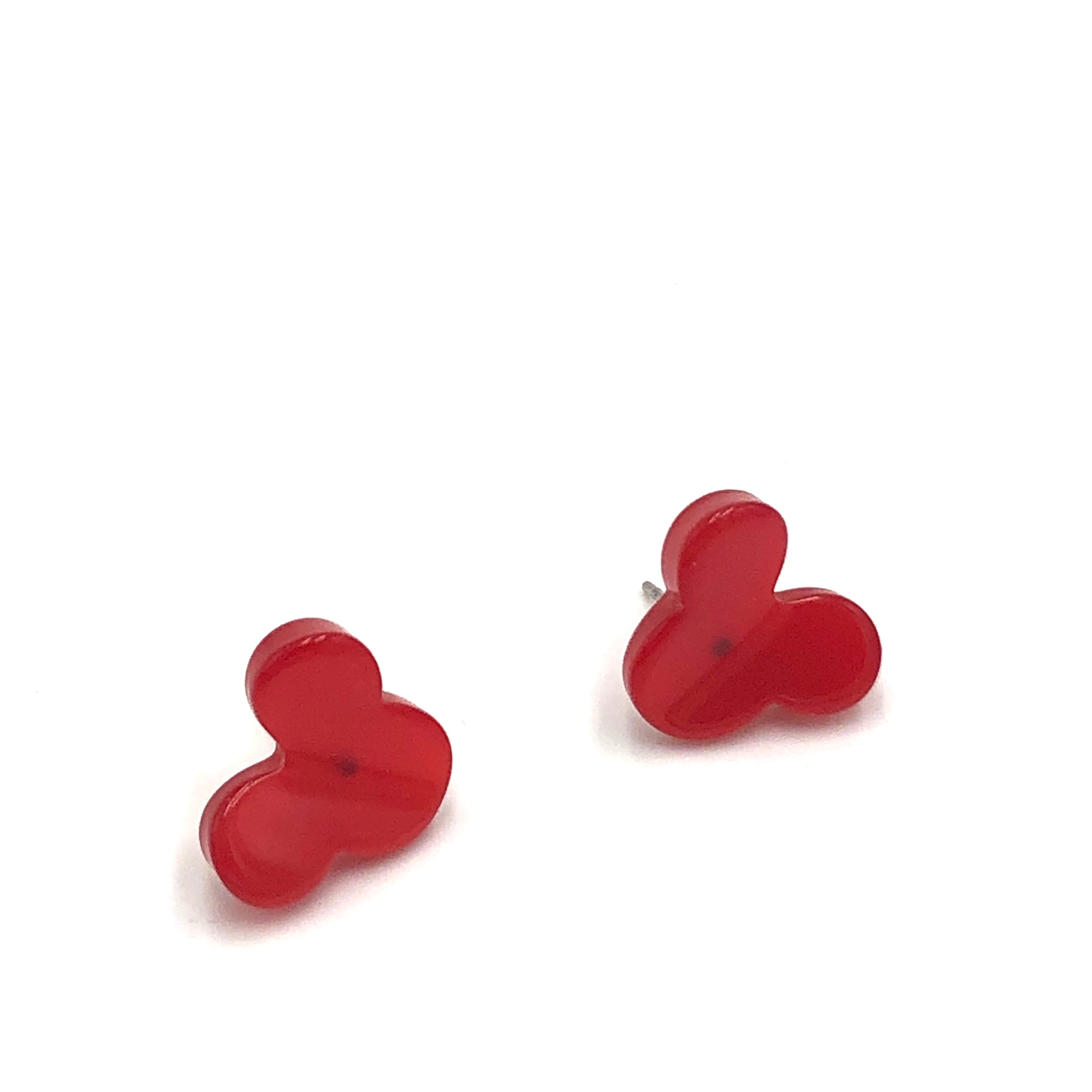 red mickey studs