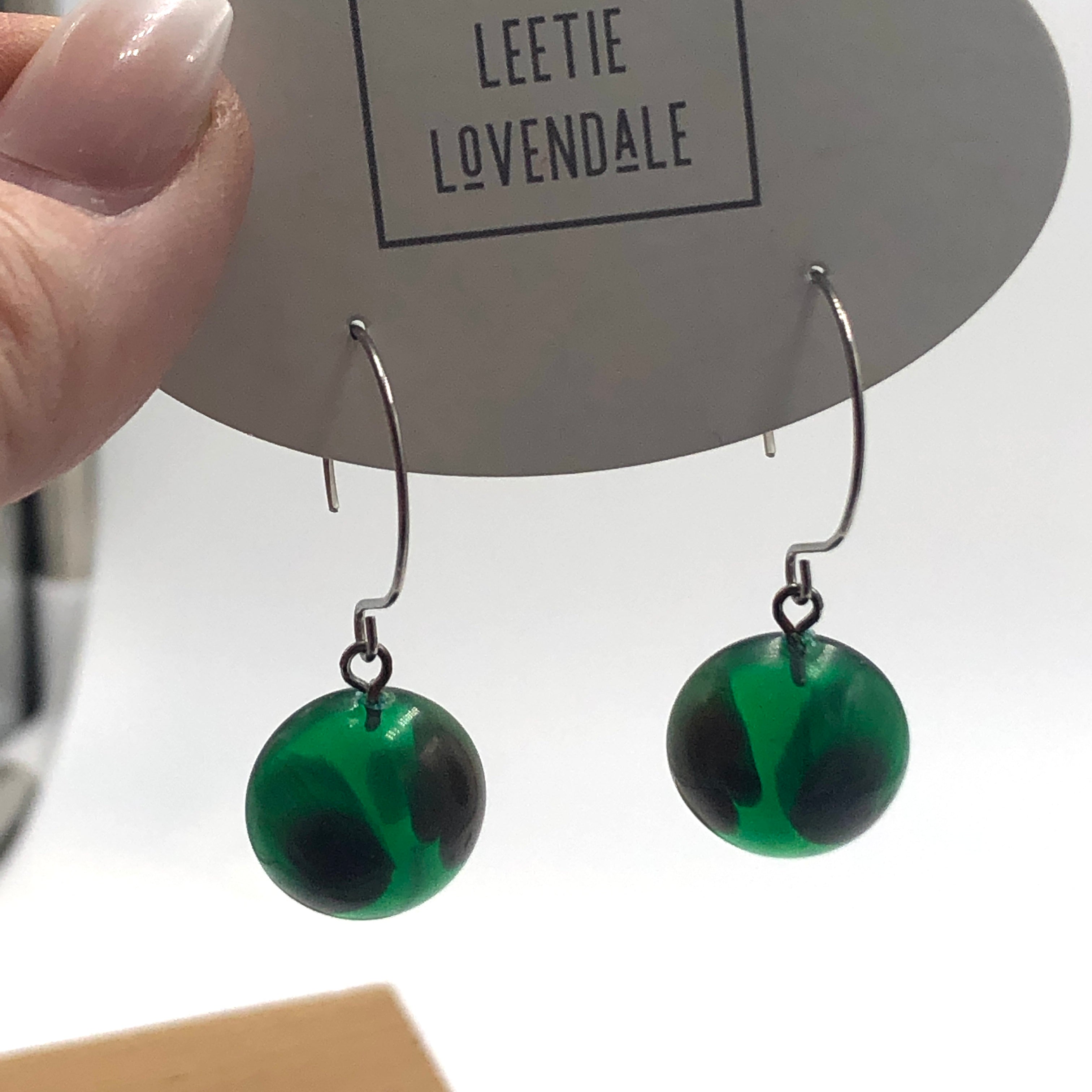 Lucite Drop Earrings