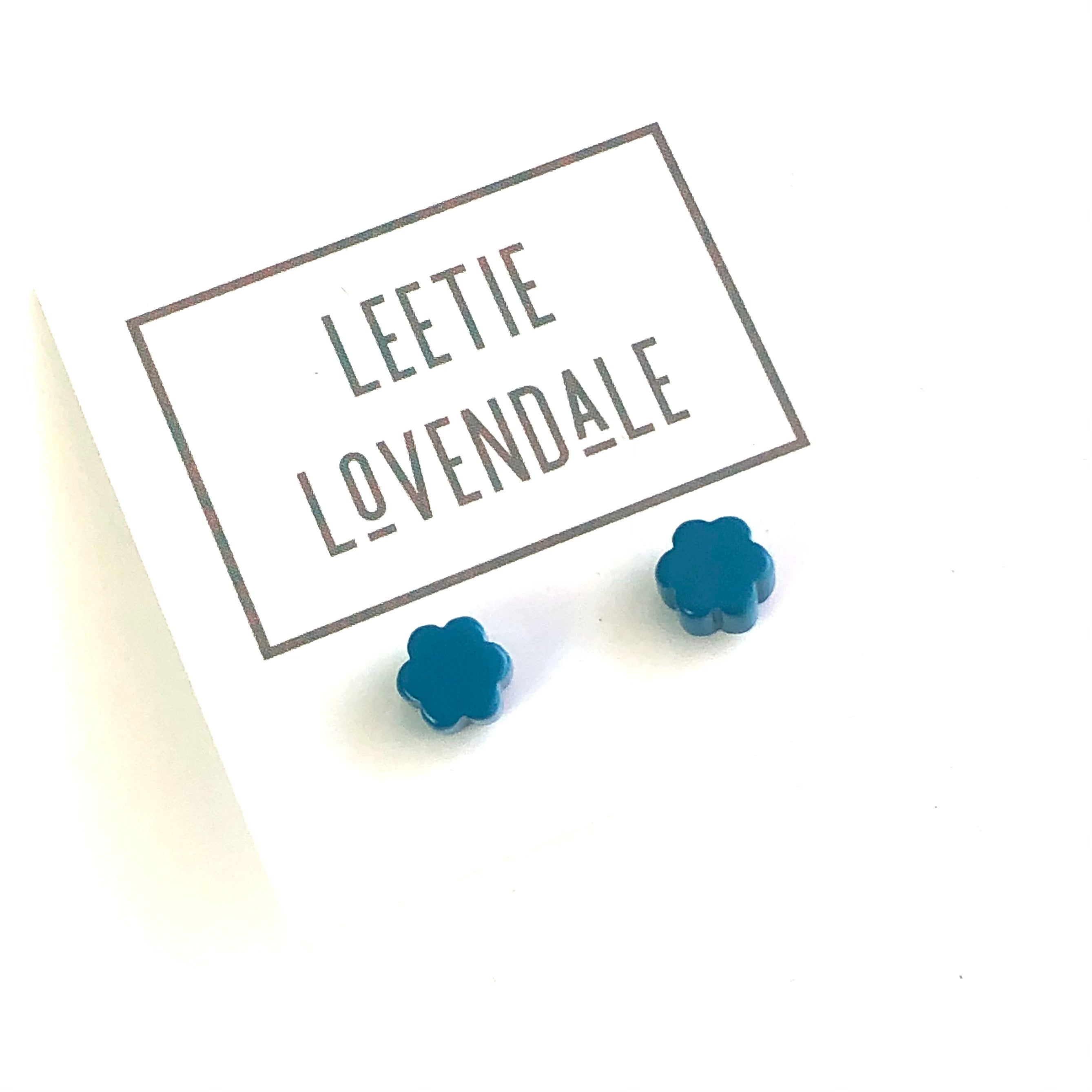 aqua blue earrings