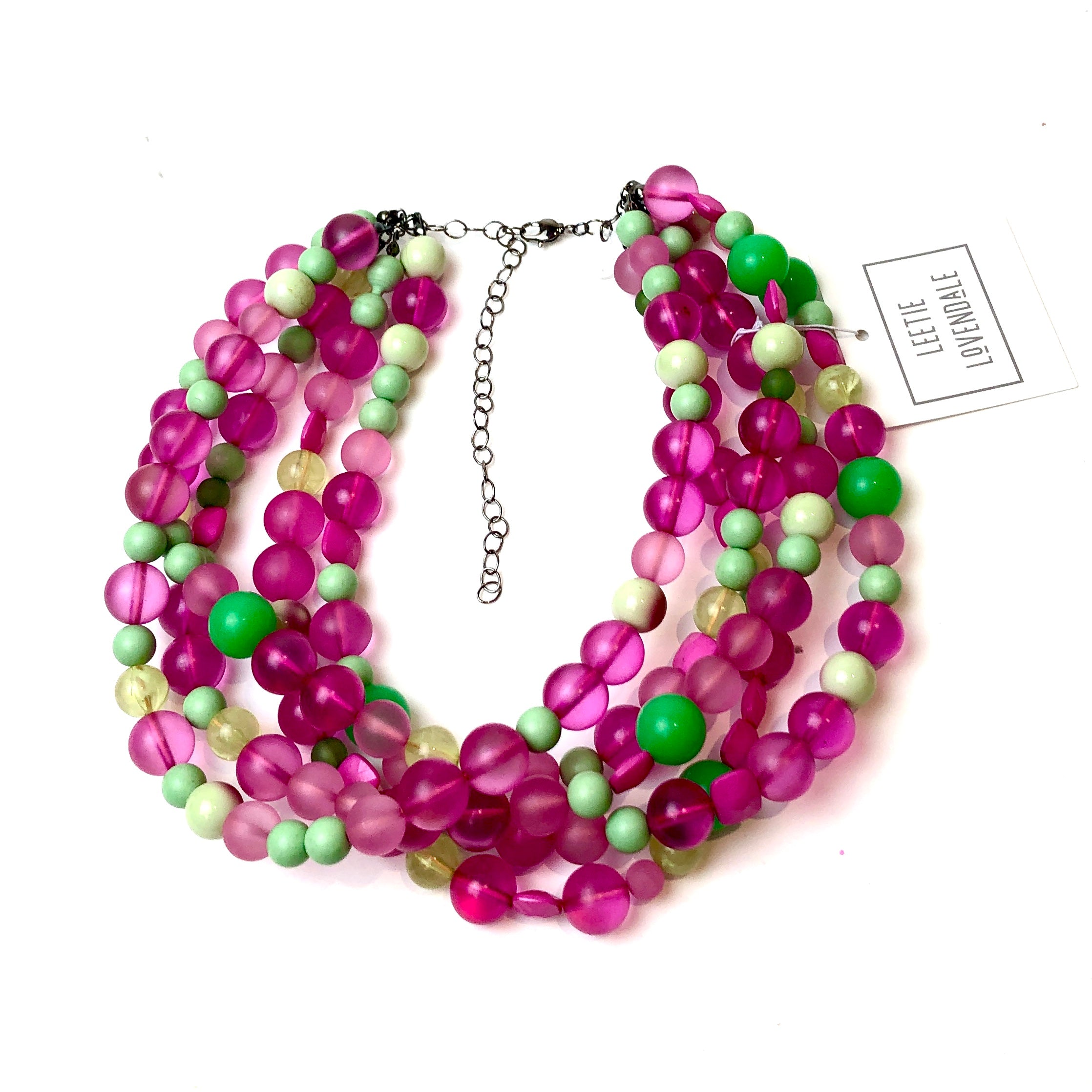 Old Frosted Florida Sylvie Statement Necklace