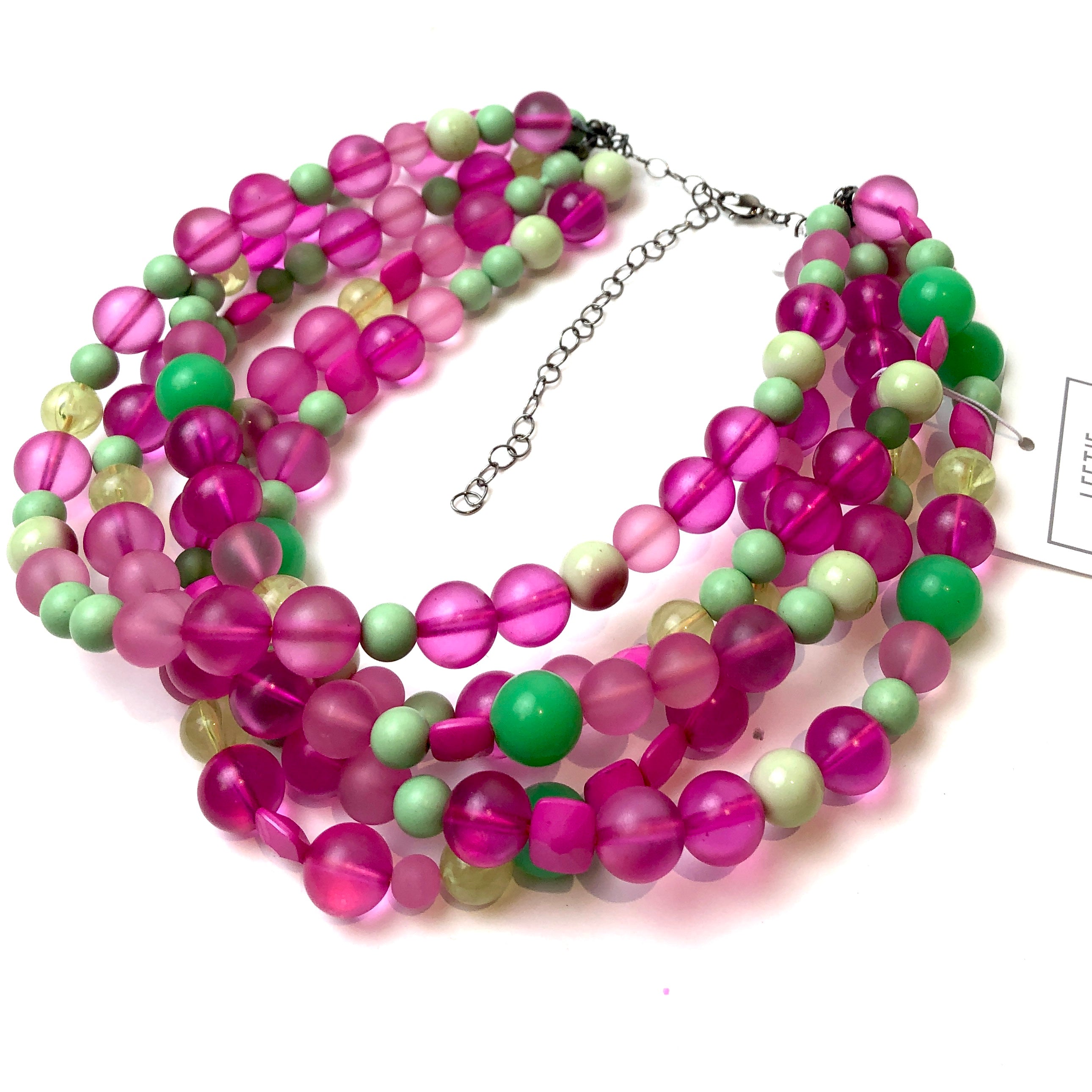 Old Frosted Florida Sylvie Statement Necklace