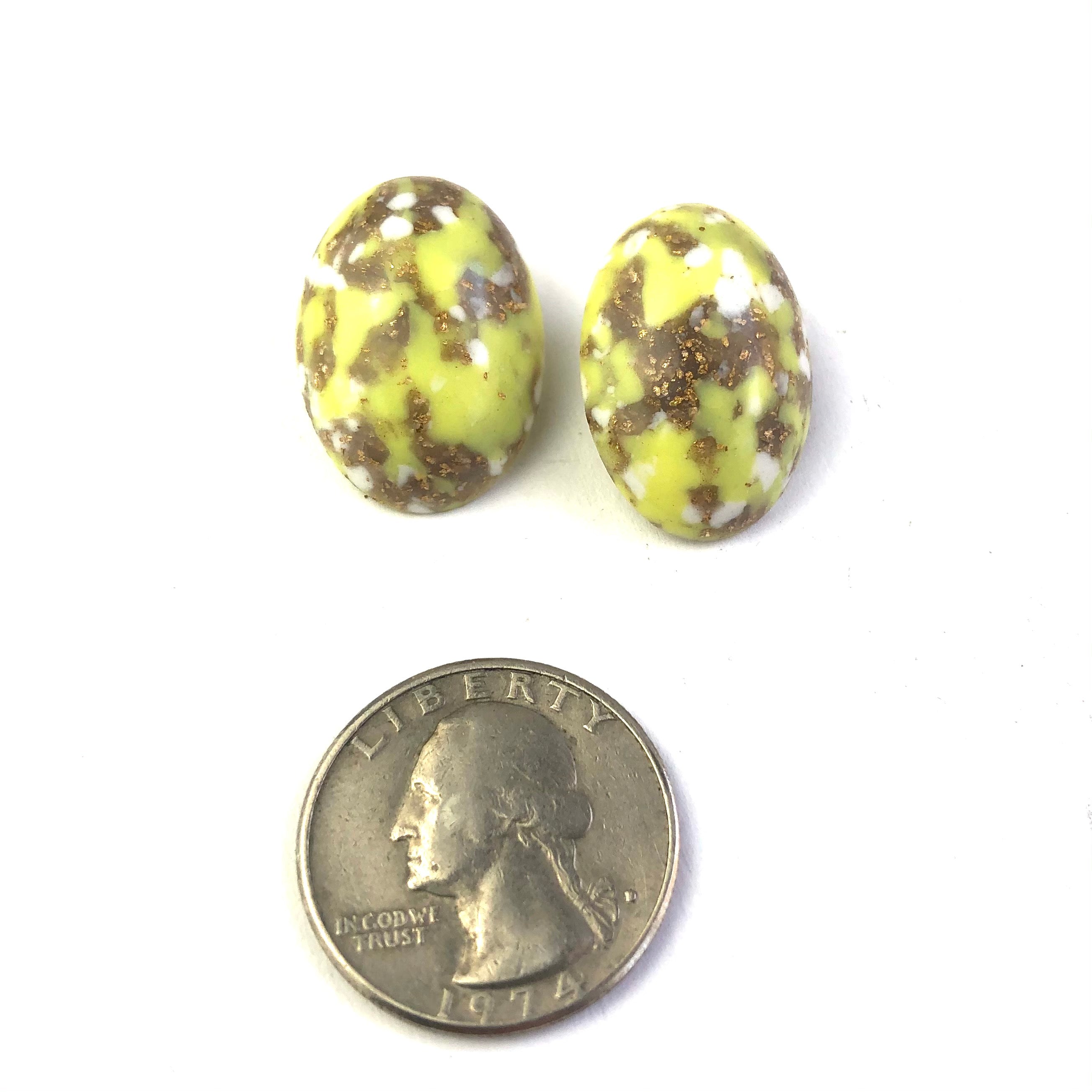 light yellow glitter jewelry