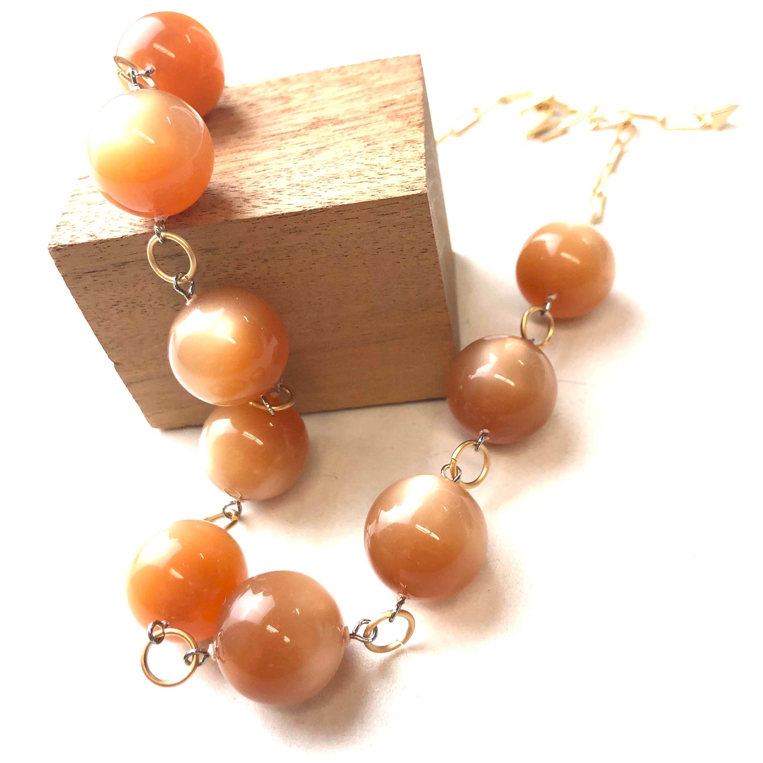 gold paperclip chain necklace