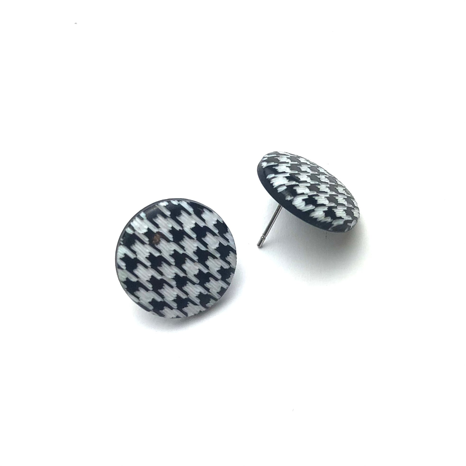 houndstooth earrings