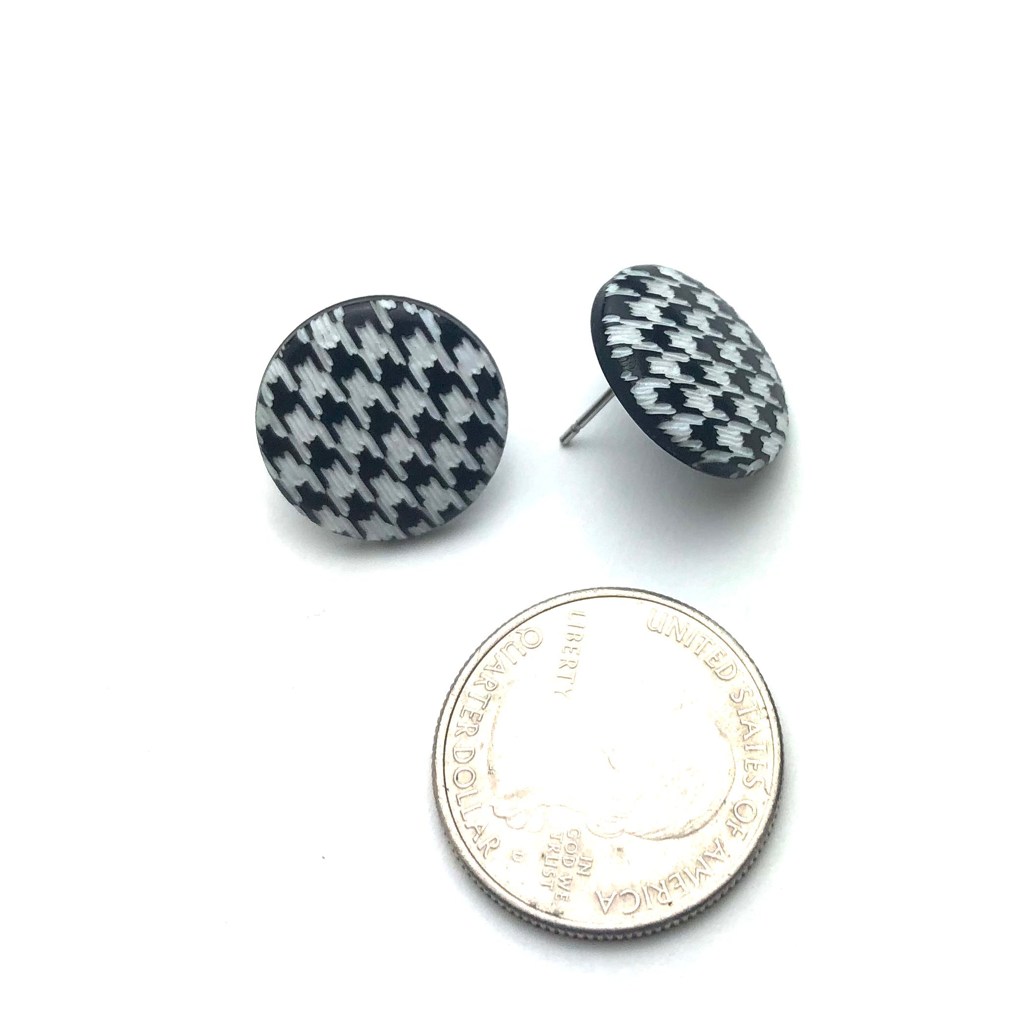 black houndstooth jewelry