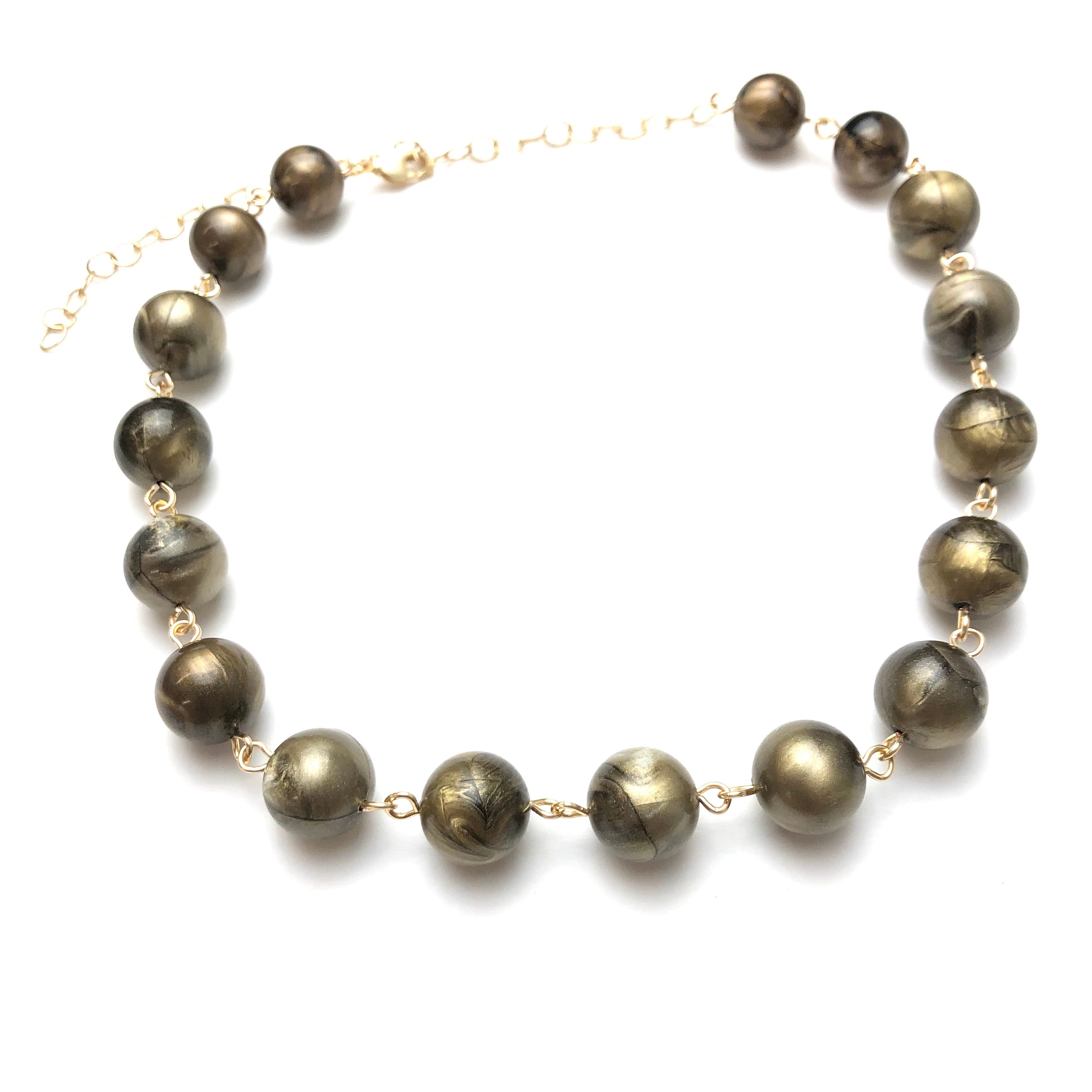 bronze glow necklace