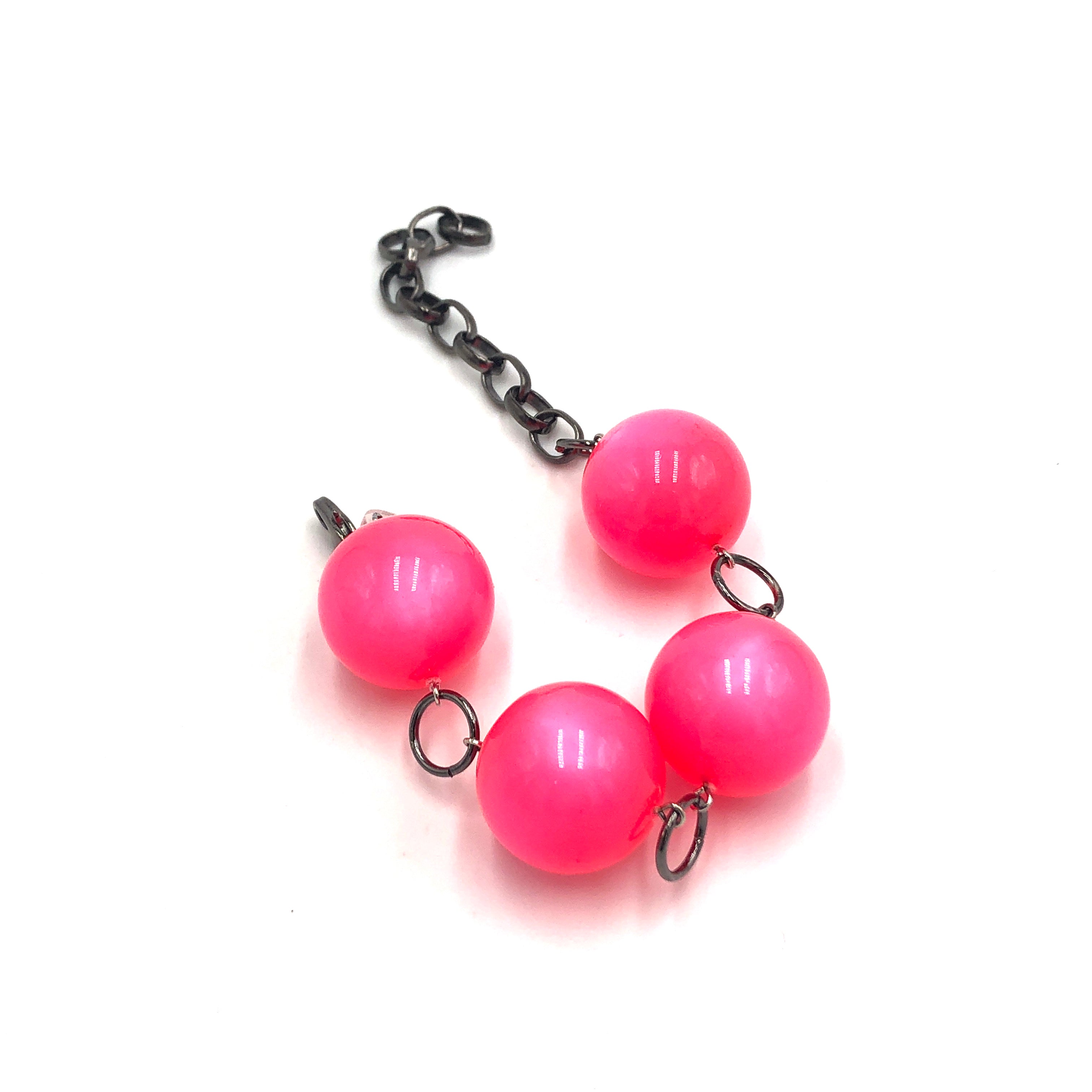 bright pink moonglow bracelet