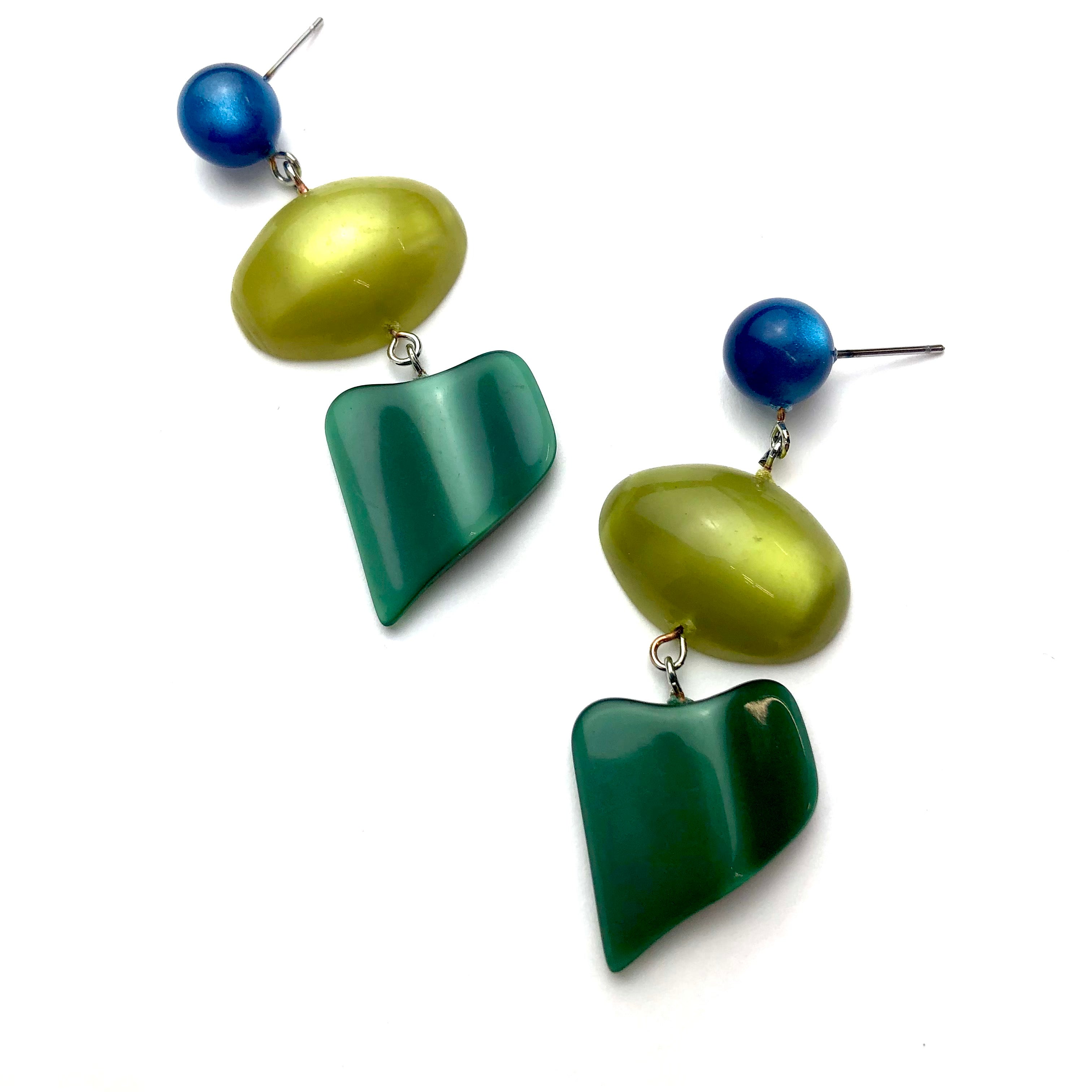 retro moonglow earrings