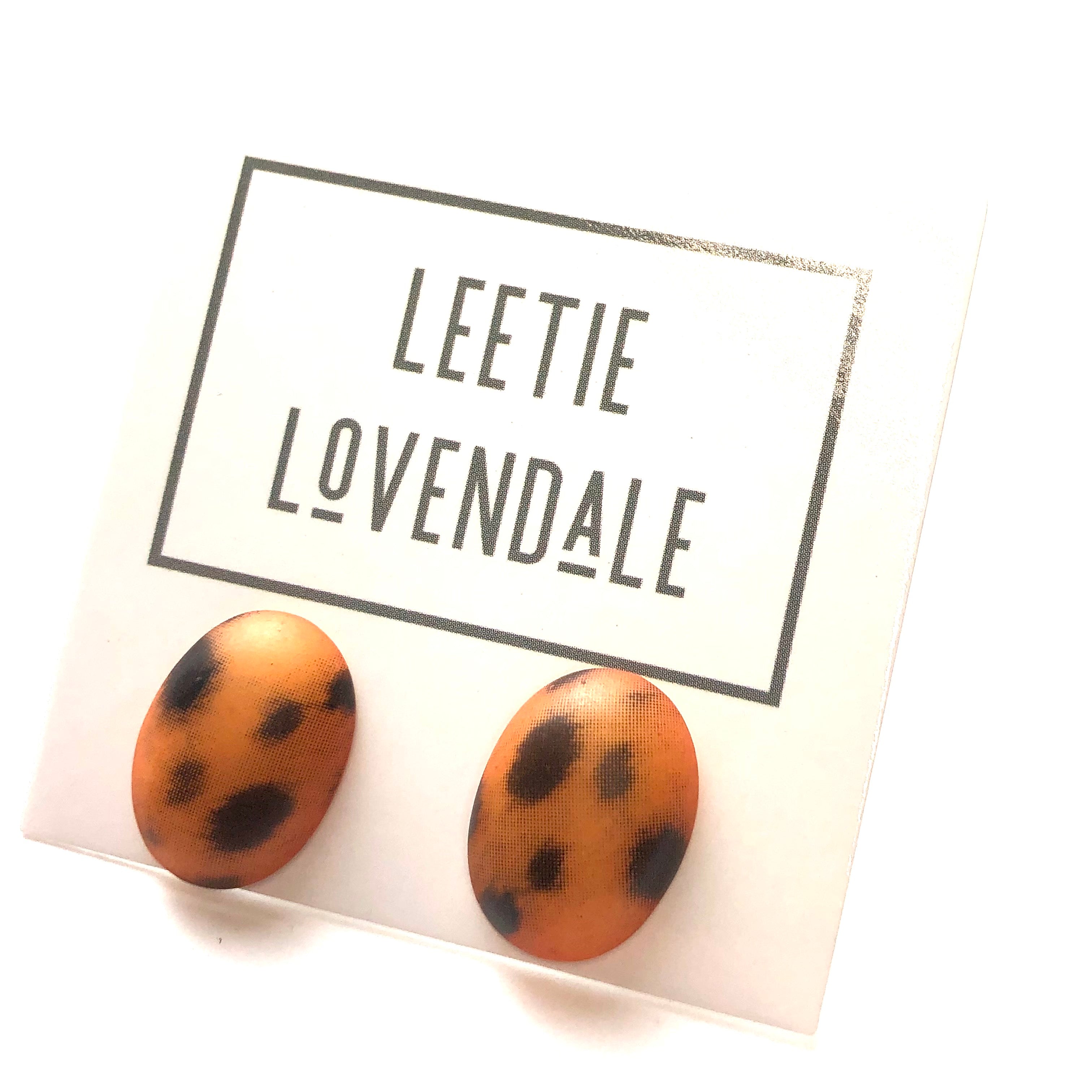 animal print earrings