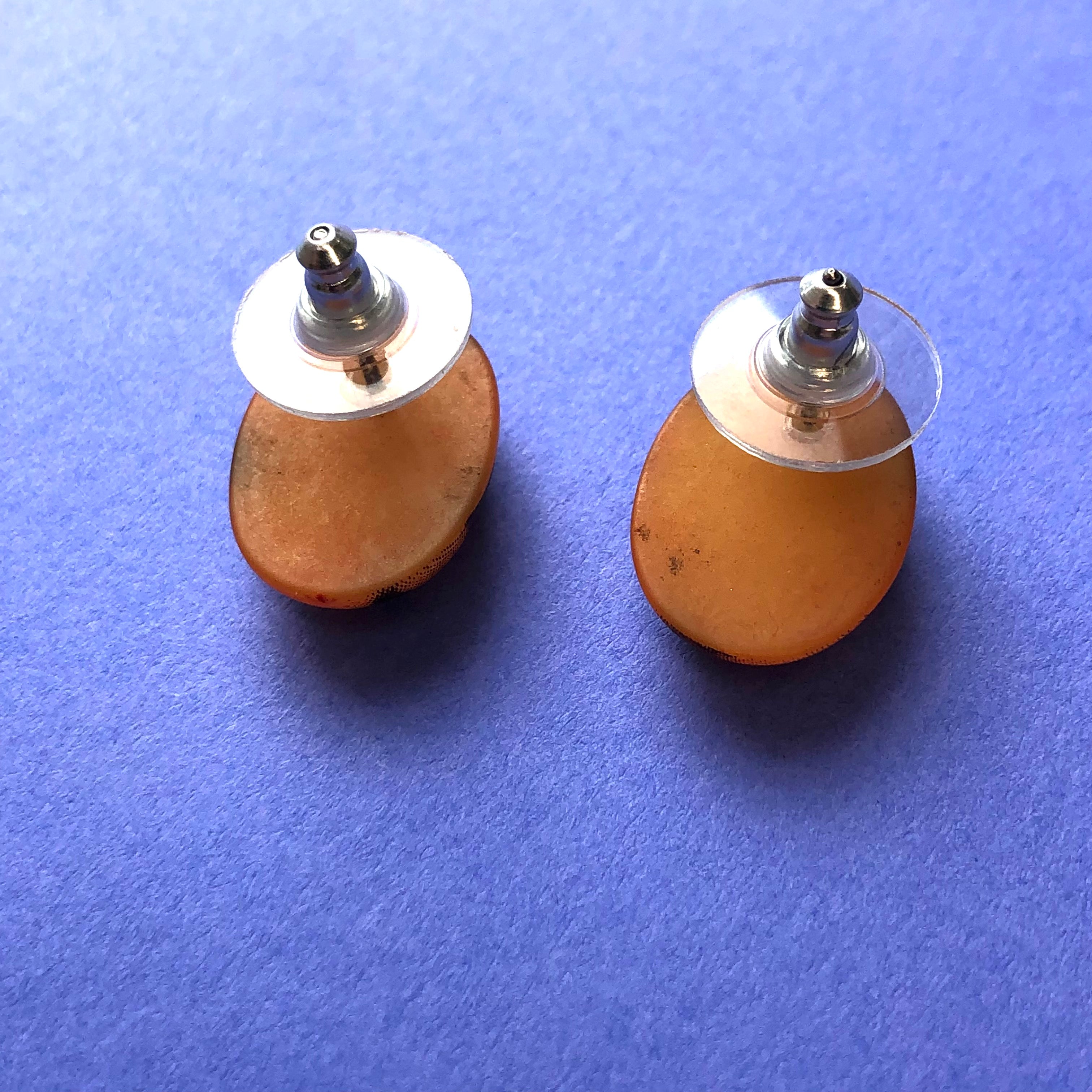 leopardskin earrings