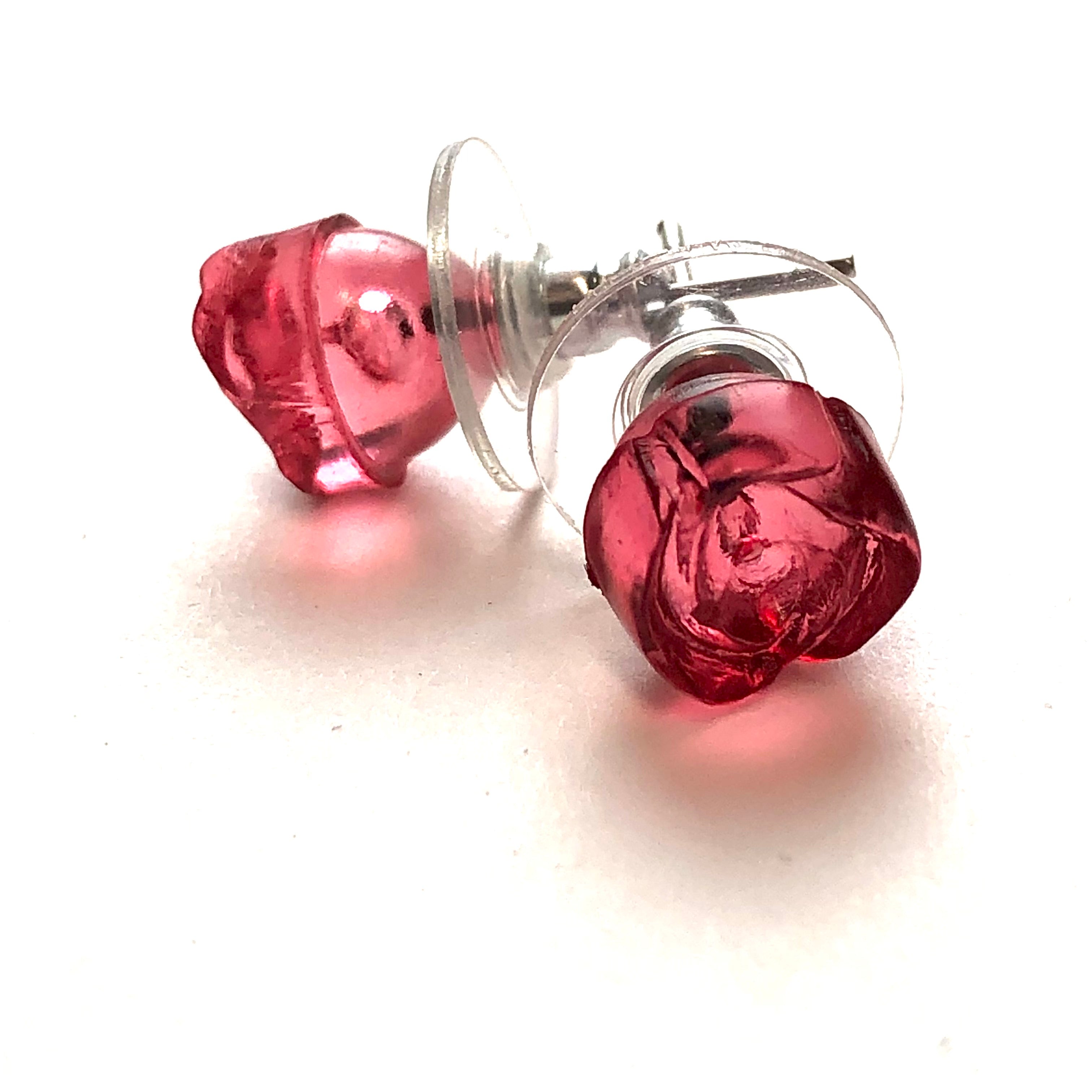 rose earrings