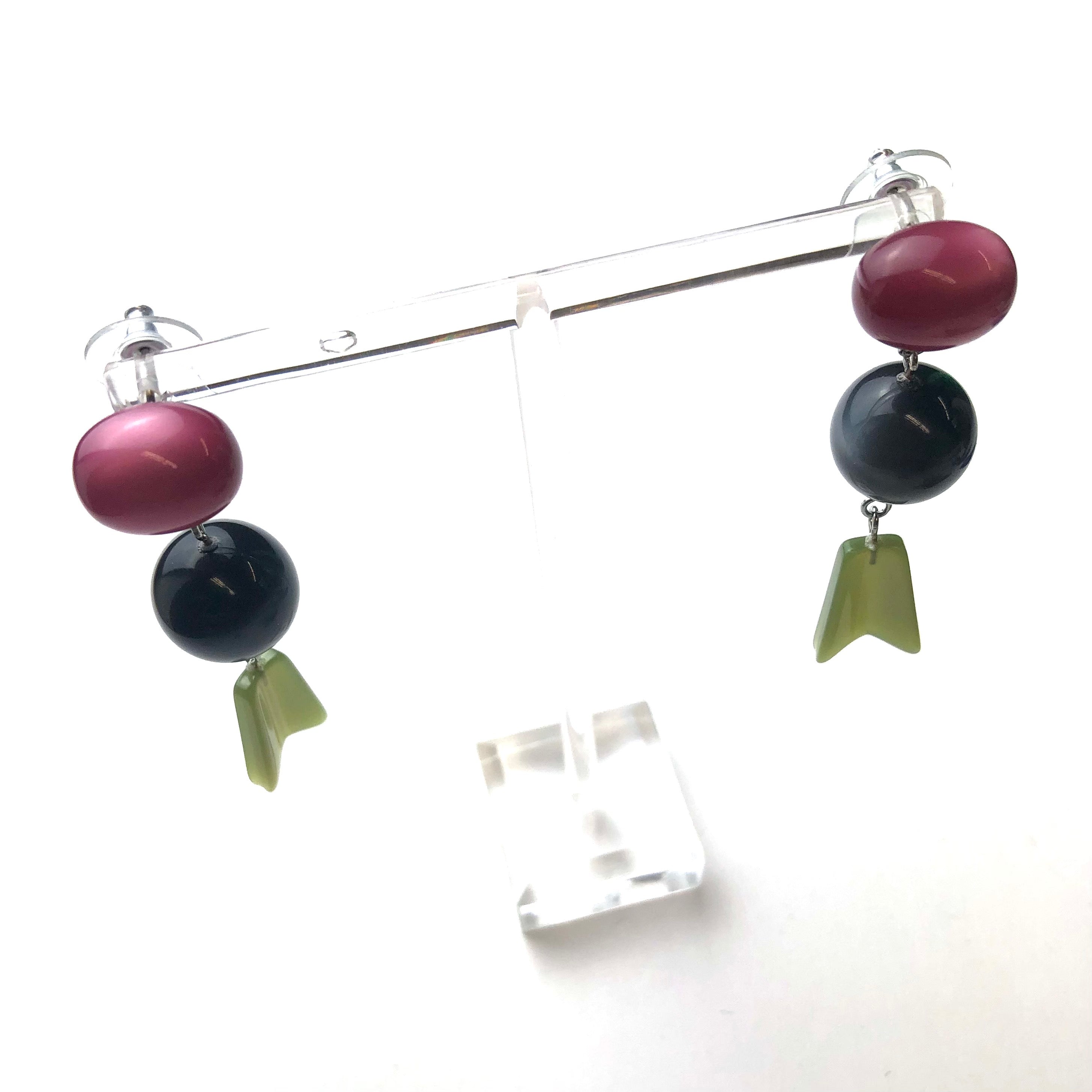 moonglow statement earrings