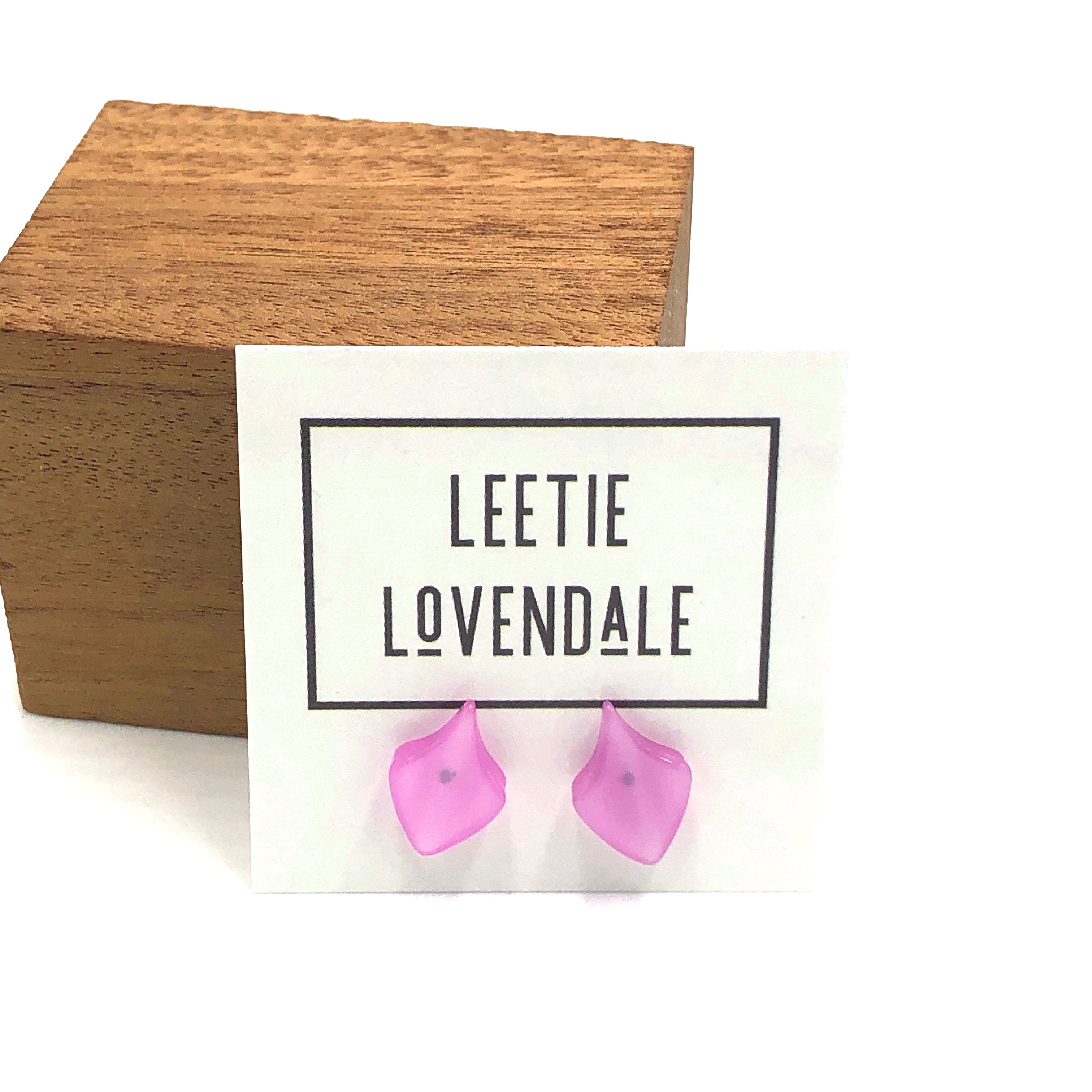 light purple earrings