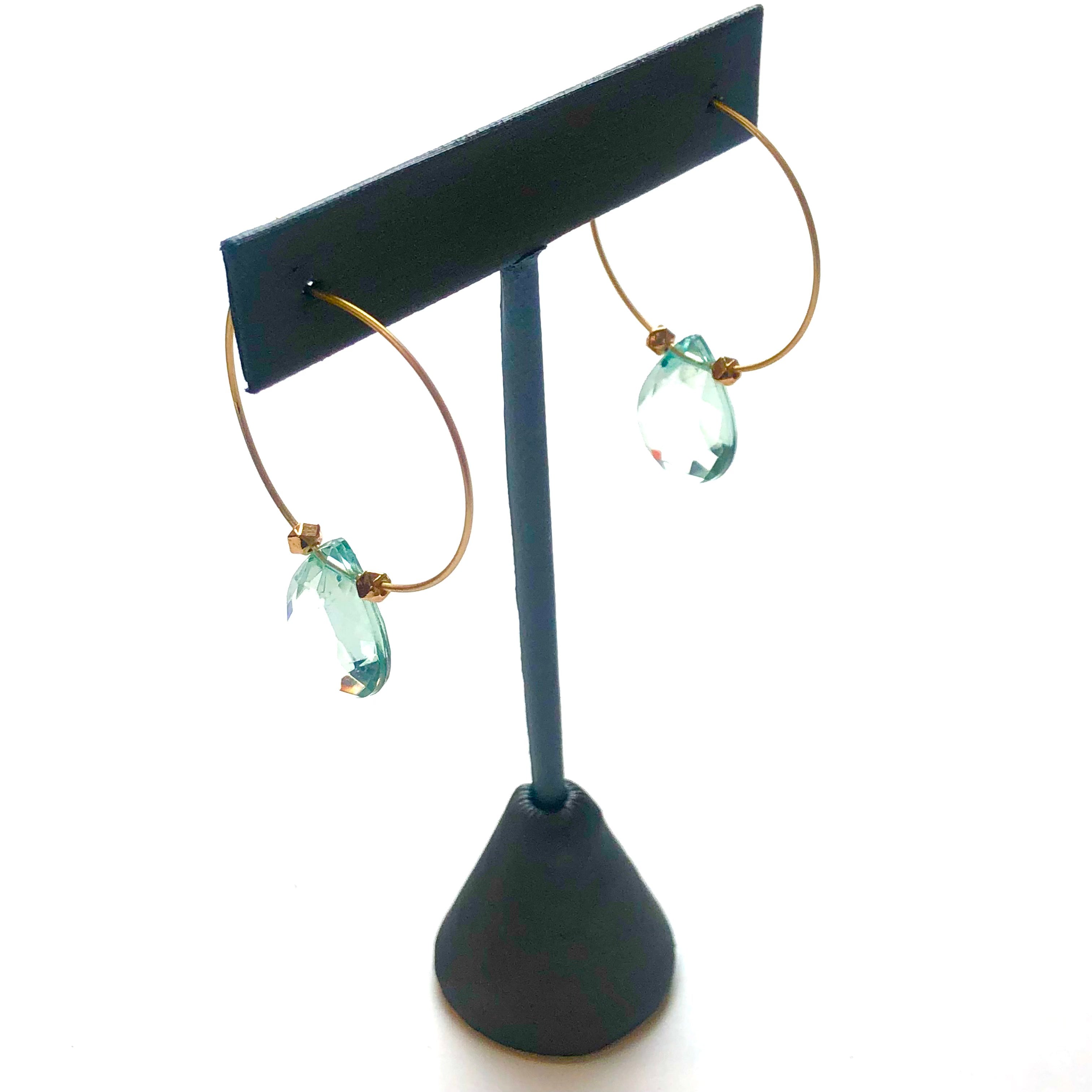 lucite hoops