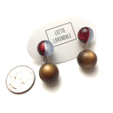 vintage lucite earrings
