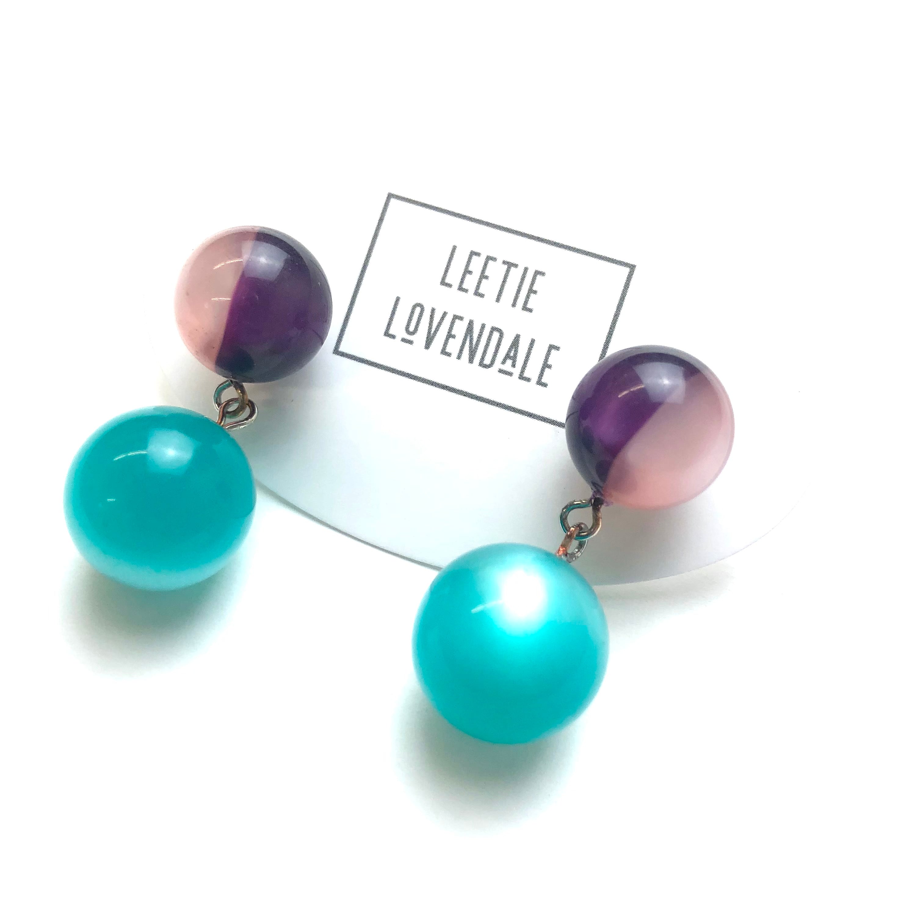 lollipop drop earrings