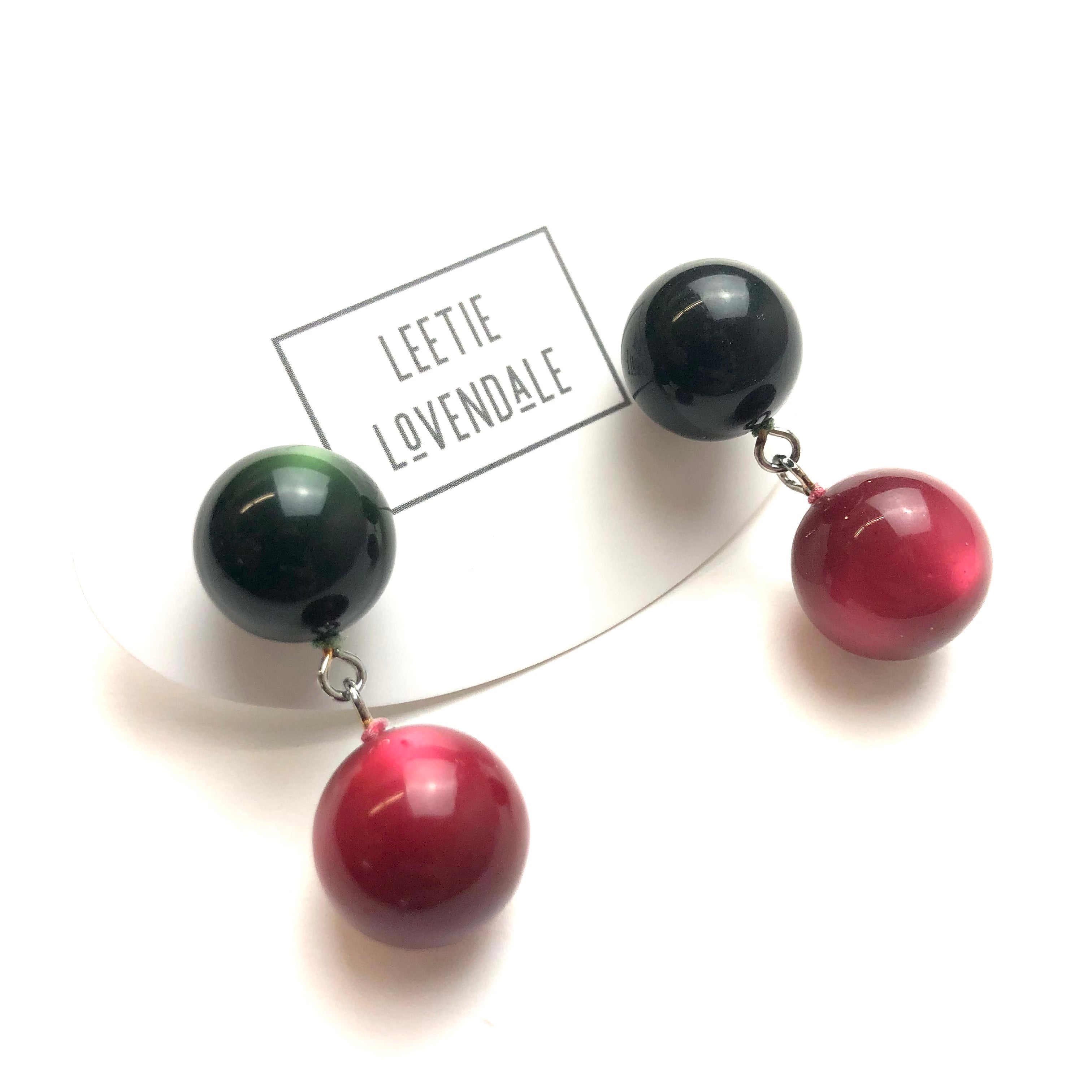 lollipop drop earrings