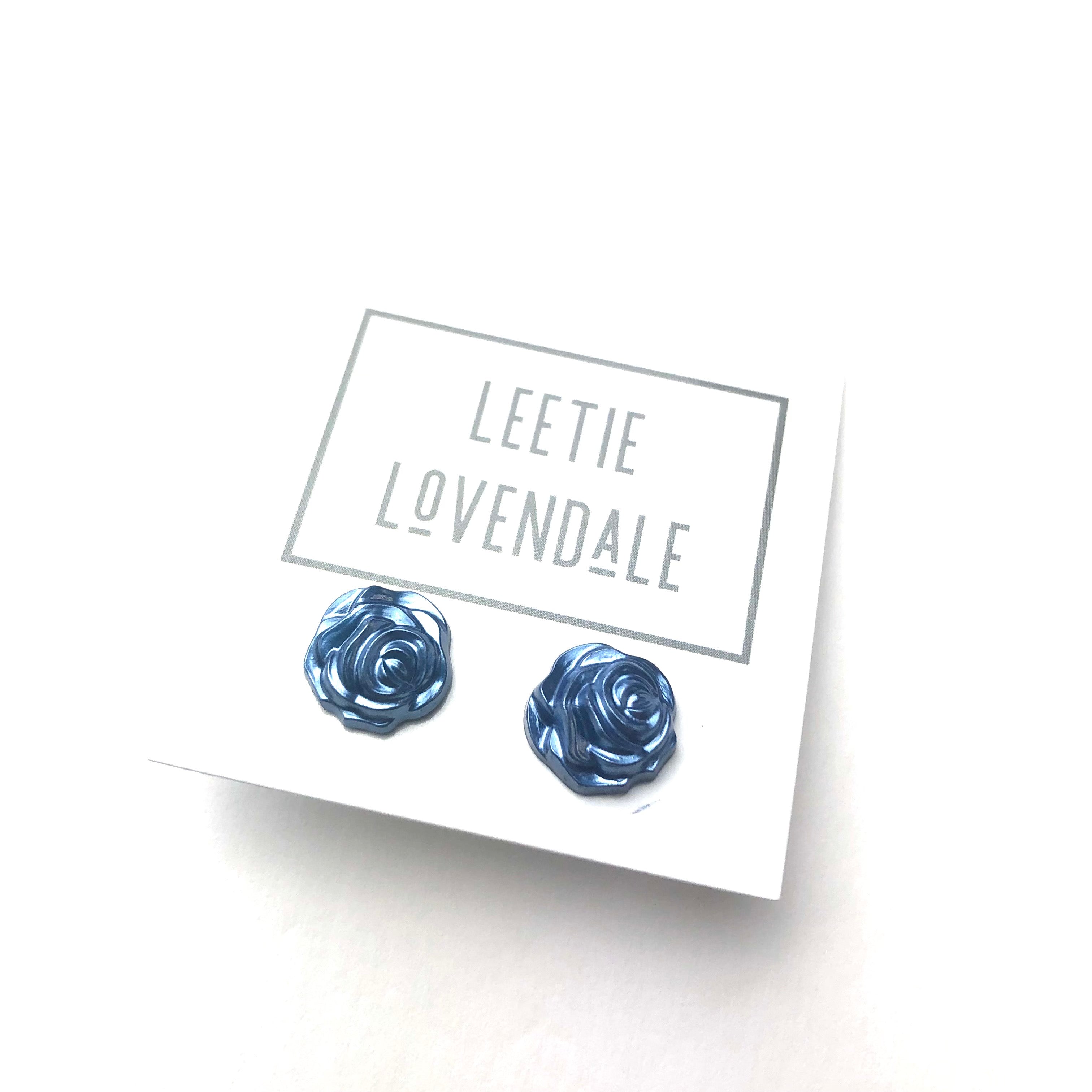 rose earrings