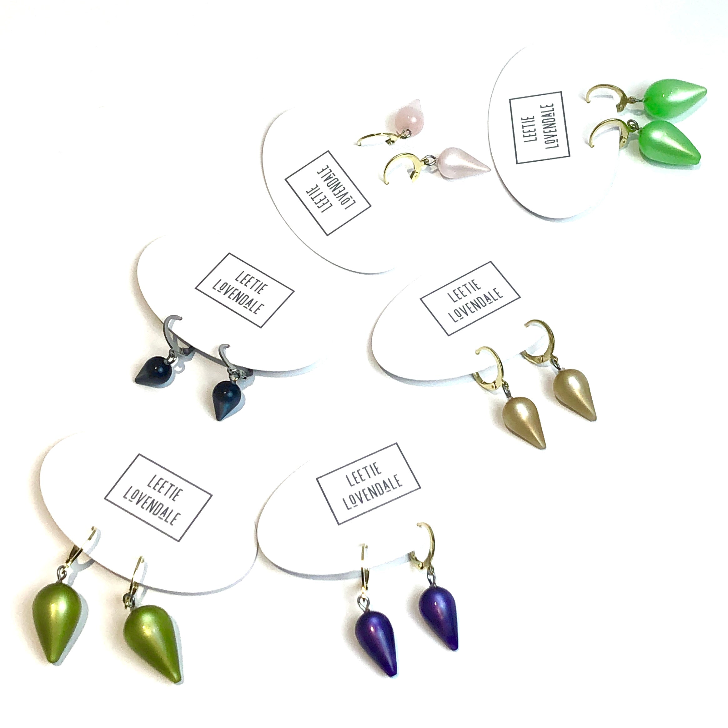 Magenta Moonglow Midi Spike Cuff Hoops